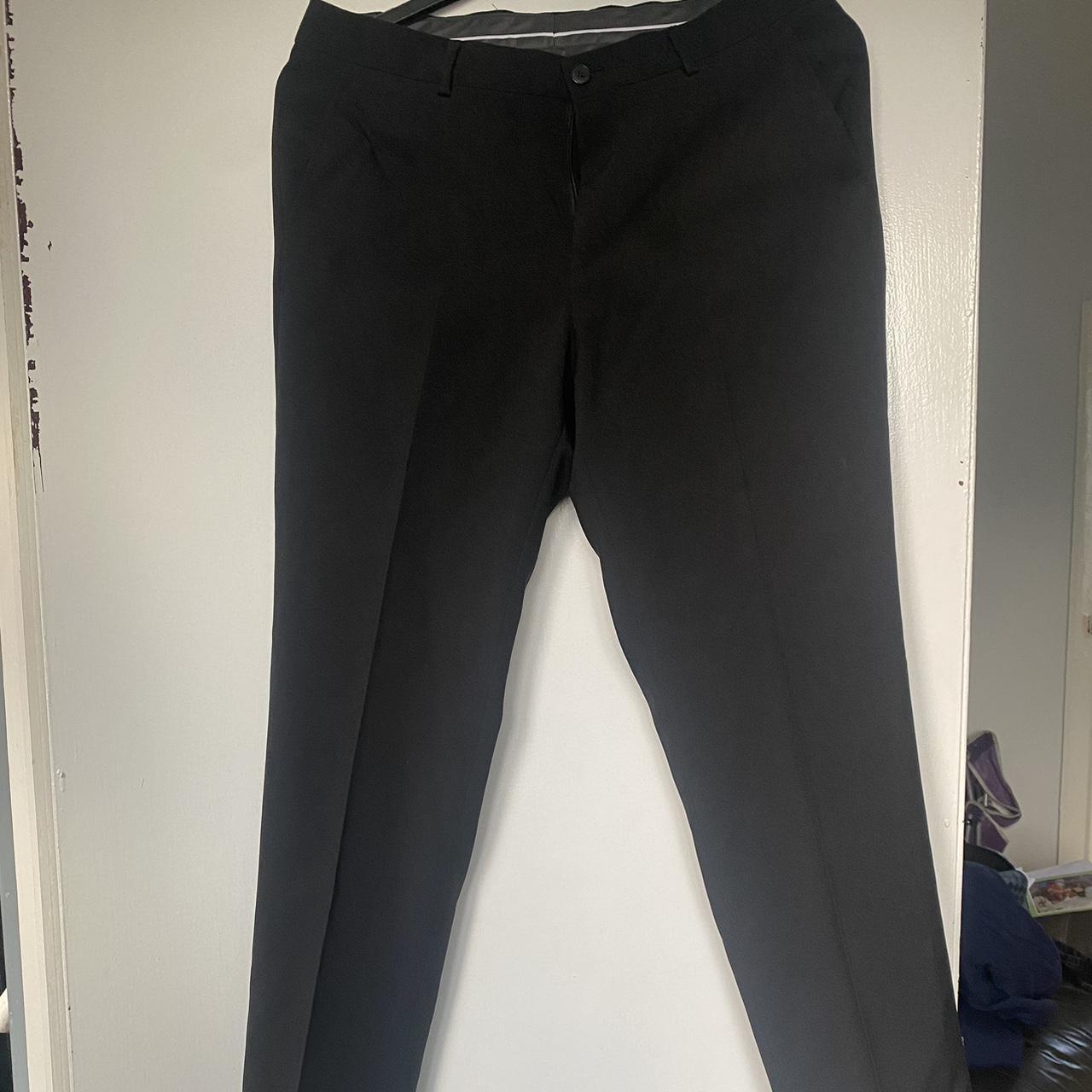 Men's Black Tailored-trousers | Depop