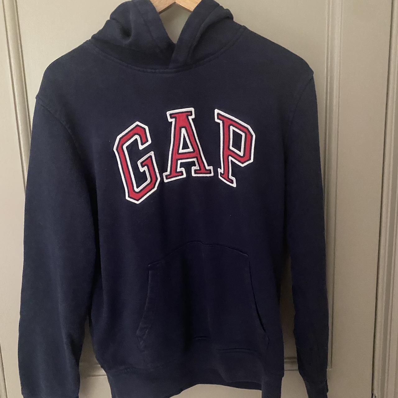 Vintage navy Gap hoodie Like new, only worn a... - Depop