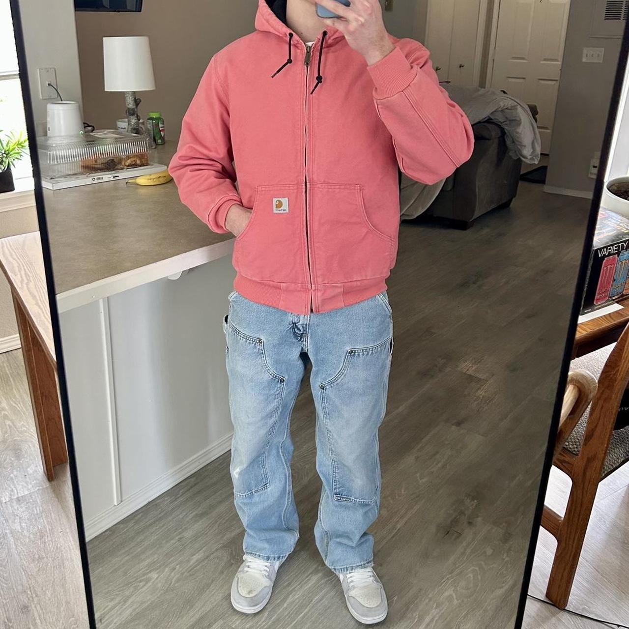 Vintage Bubblegum Pink Carhartt Coat Women’s size... Depop