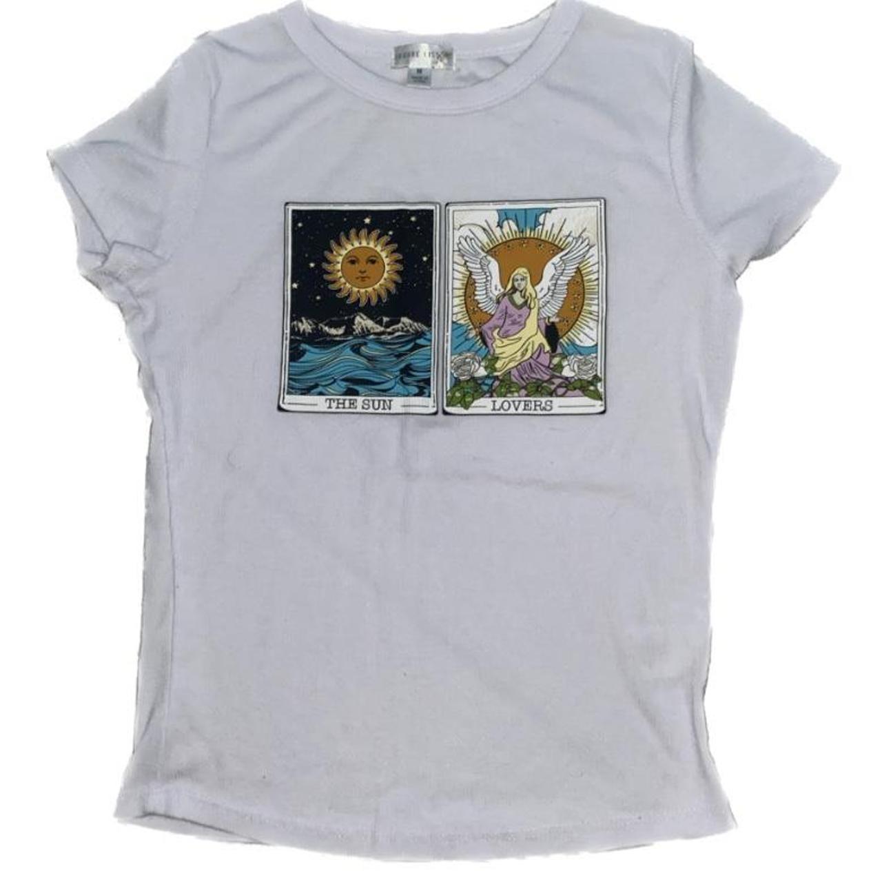 Tarot Cards White T Shirt Brand- Orange Koss... - Depop