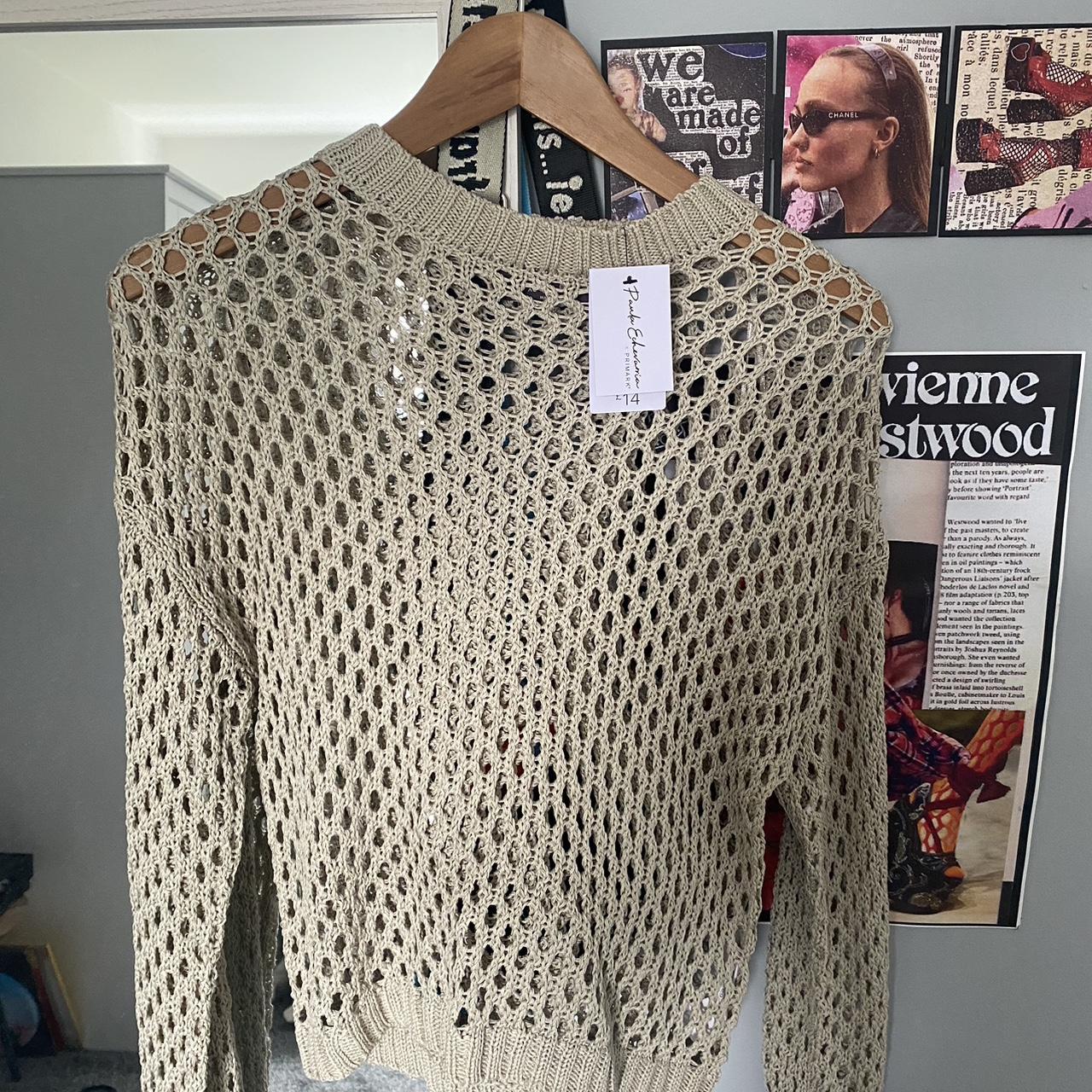 Y2K crocheted jumper Brand new with tags Never... Depop