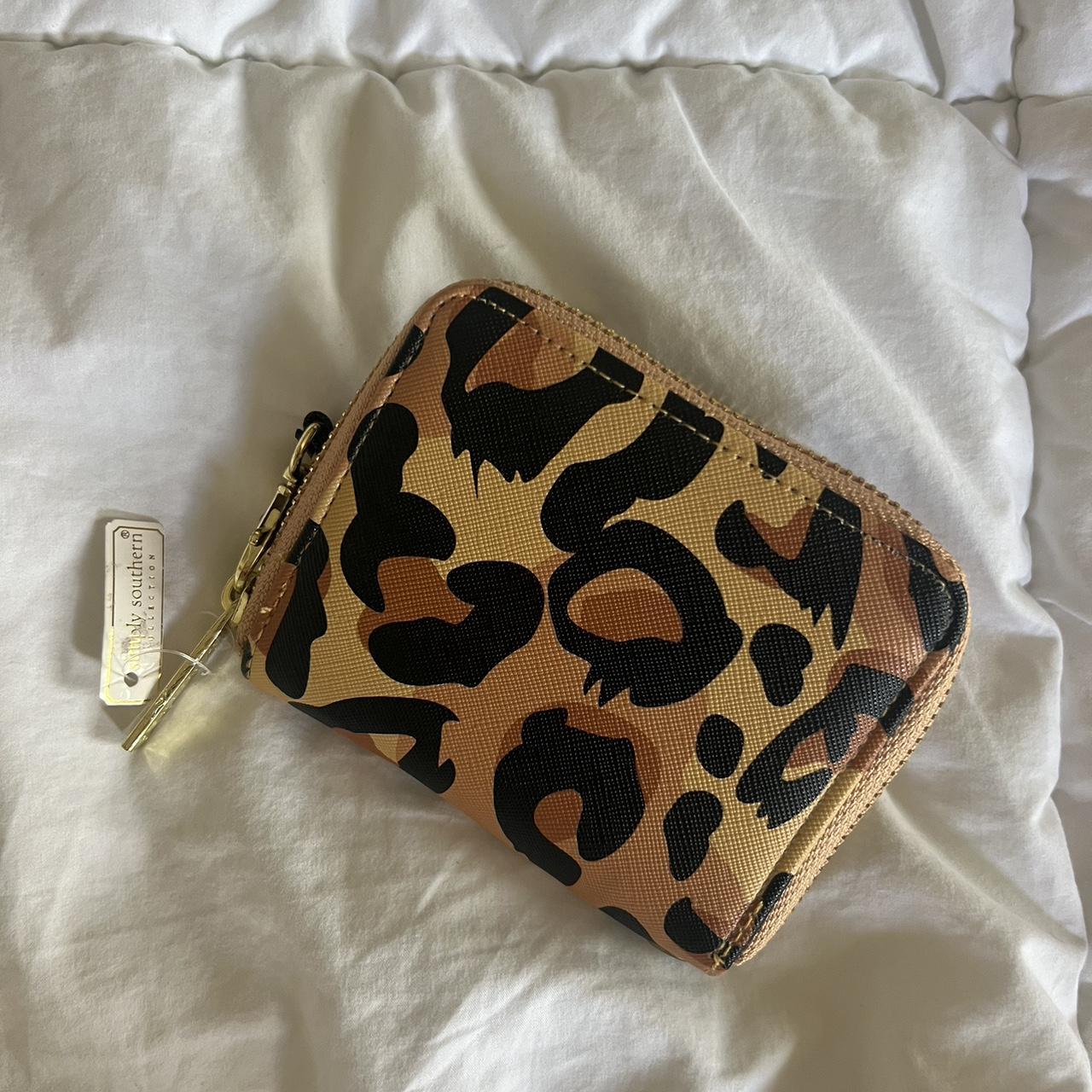 Women s simply southern vegan leather leopard print