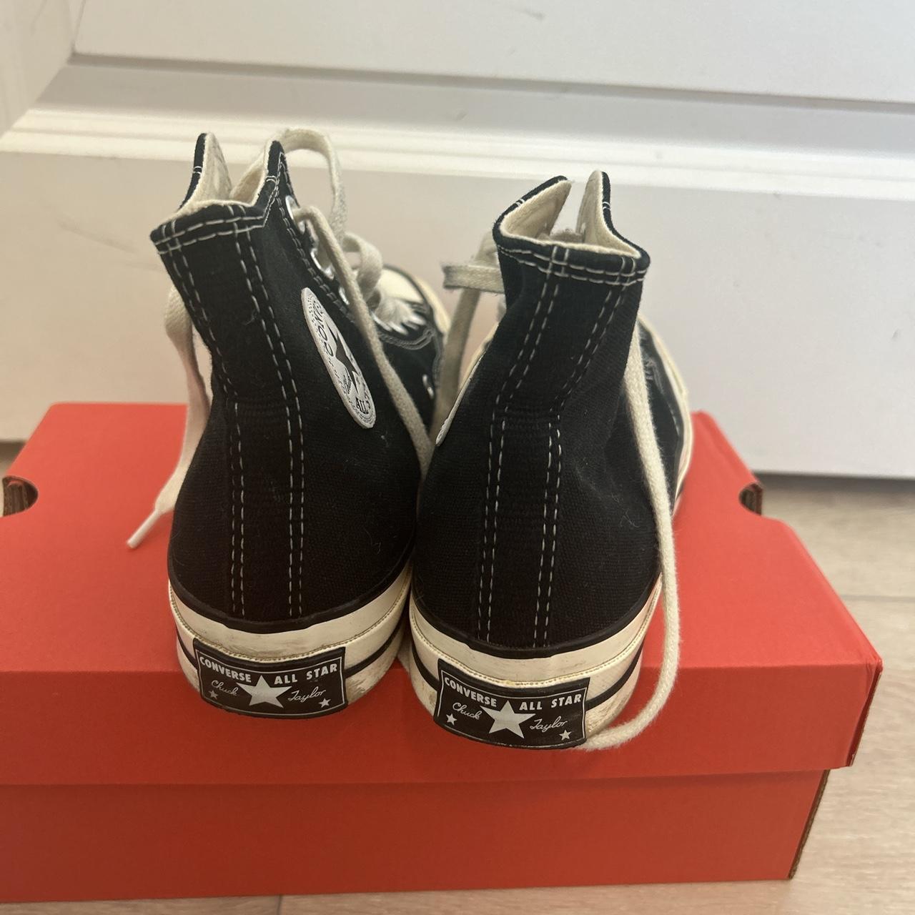 Chuck 70 Black Converse. In great condition worn a... - Depop