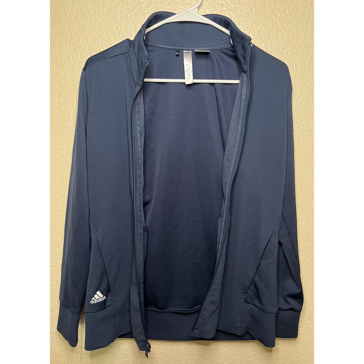 Adidas Golf Textured Full Zip Jacket 88387 Women's... Depop