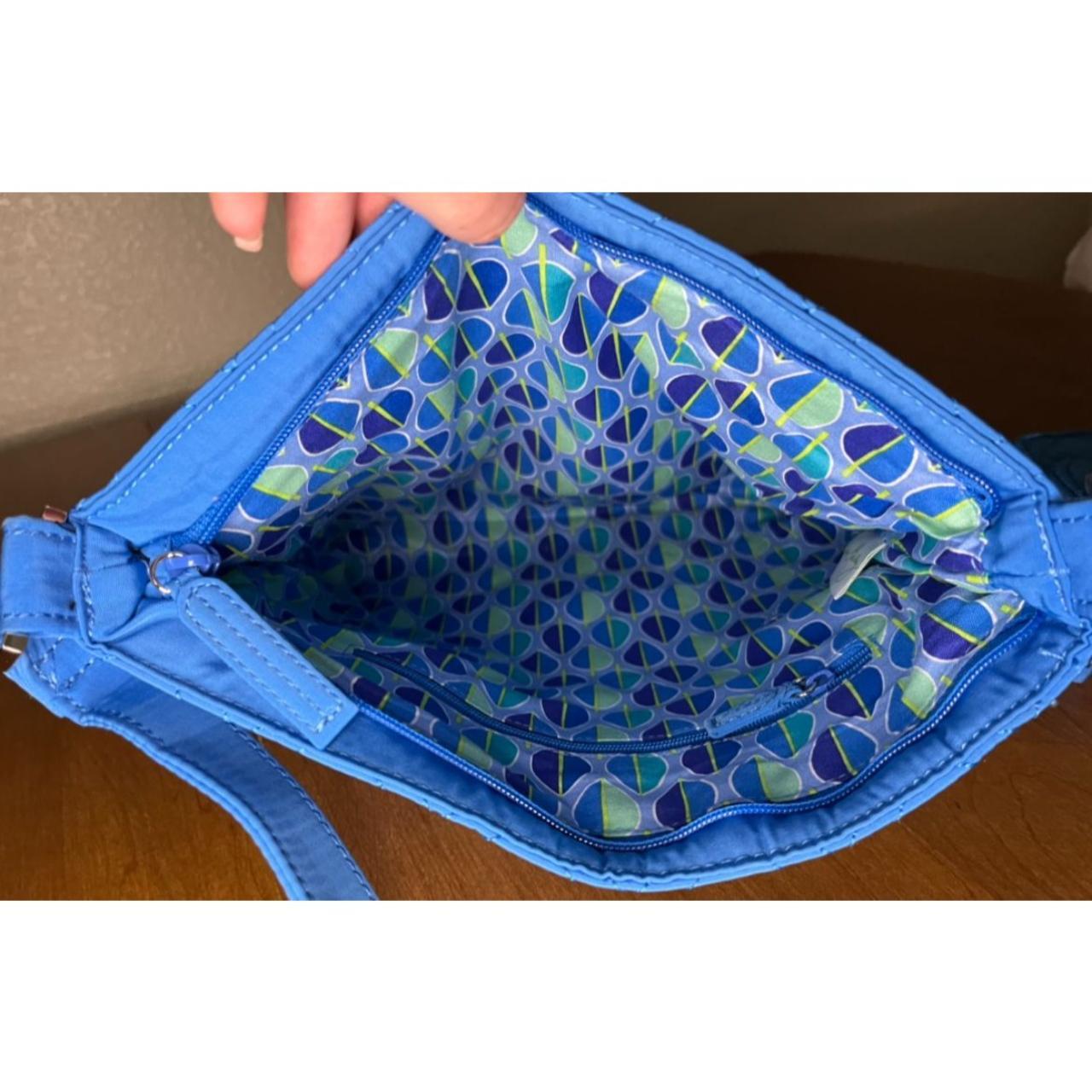 Vera Bradley Triple Zip Hipster Crossbody W/... Depop