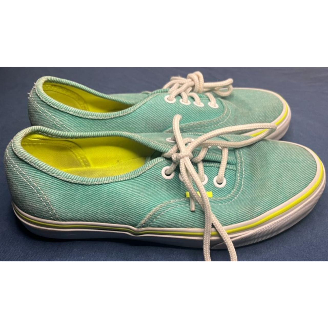 Aqua green cheap vans