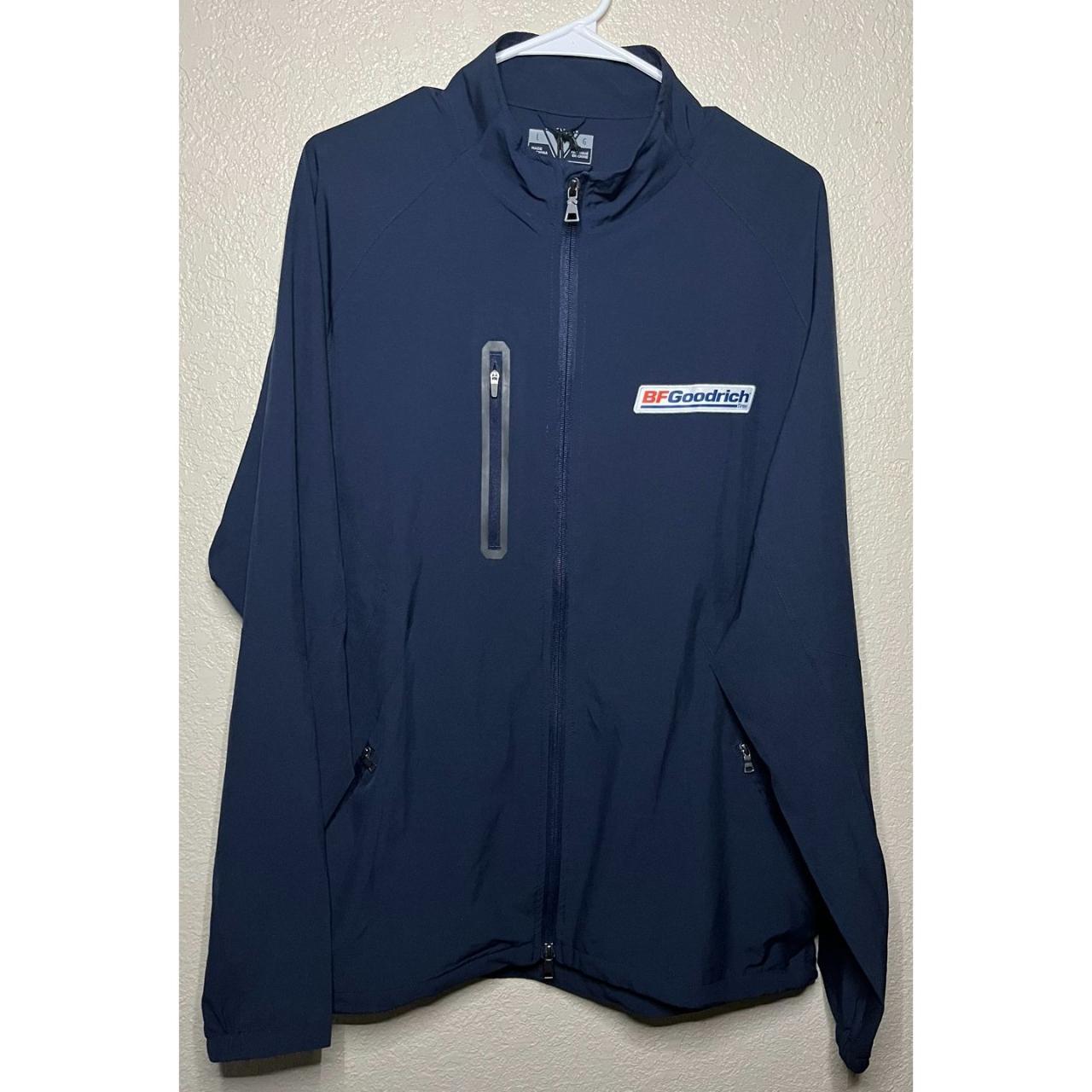 Levelwear Navy BF Goodrich Full Zip Jacket 111842... Depop