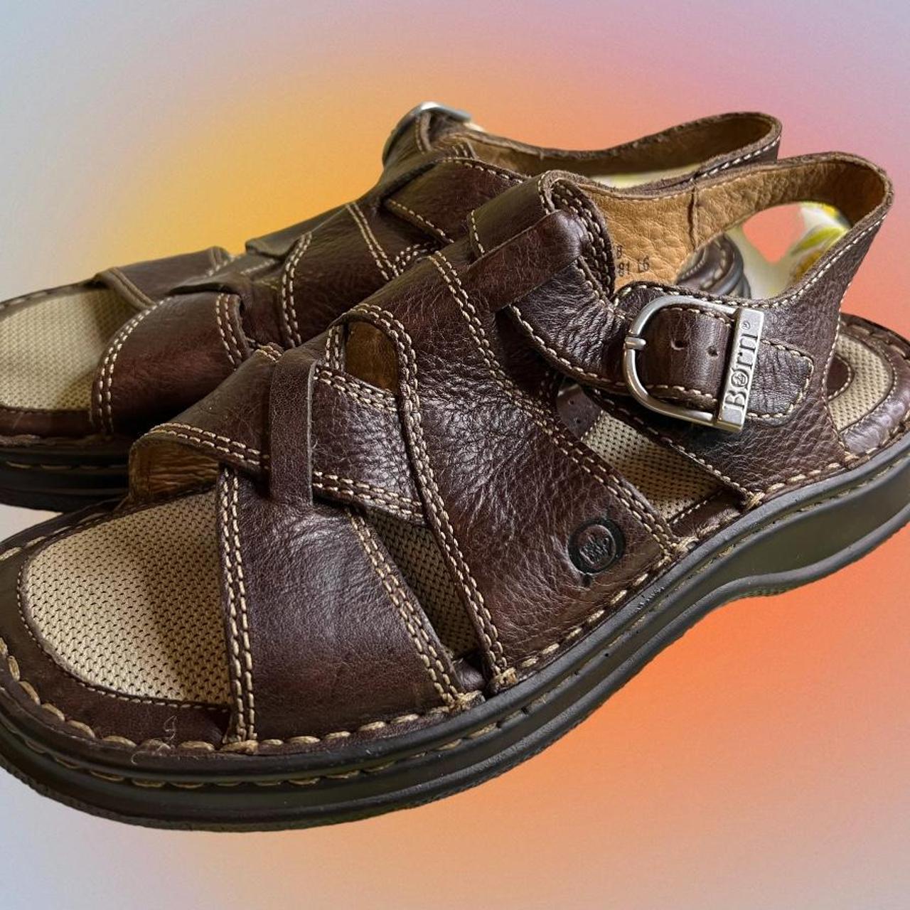 born brown sandals
