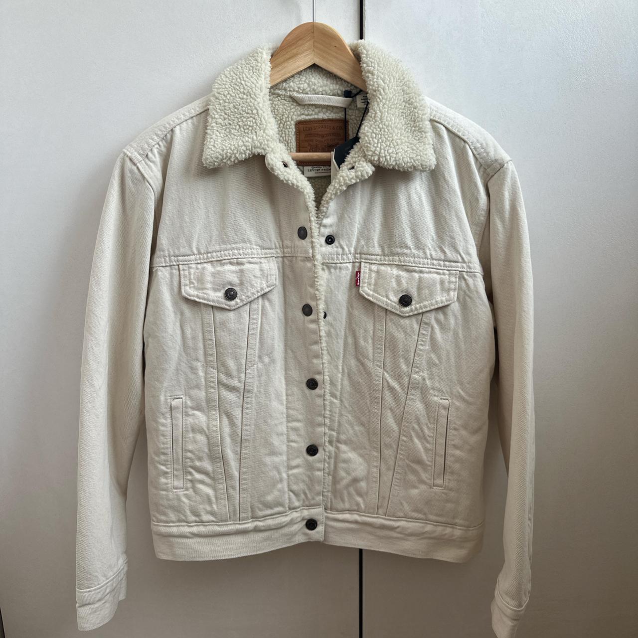 Levi Jacket Cream Sherpa Trucker Jacket Levi's Original Sherpa