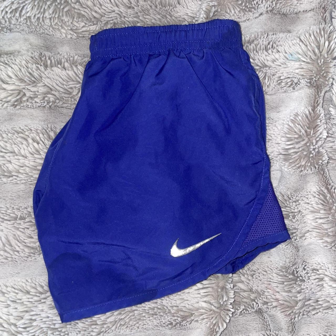 nike womens running shorts!!💙 -size xs, 3... - Depop
