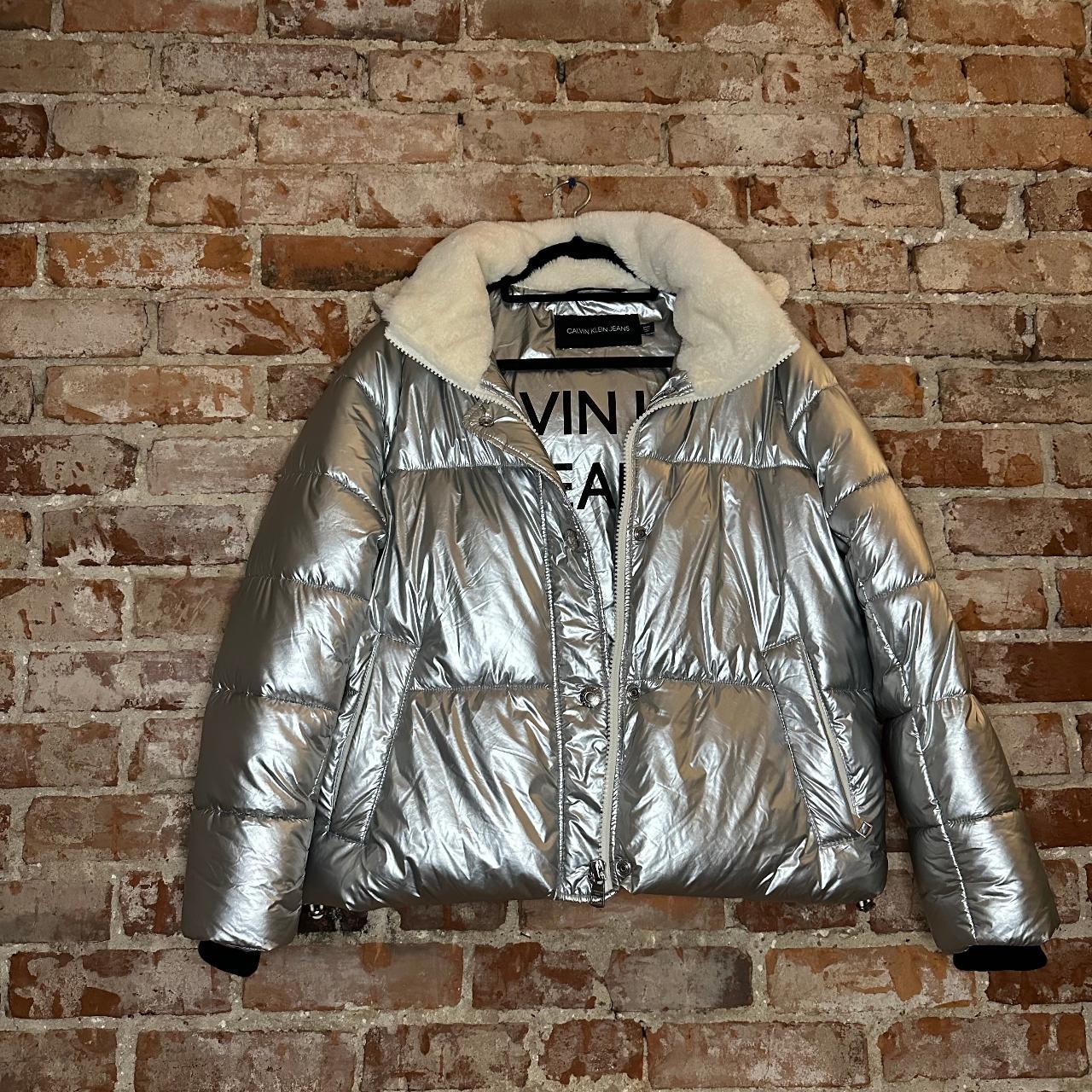 Calvin klein orders silver jacket