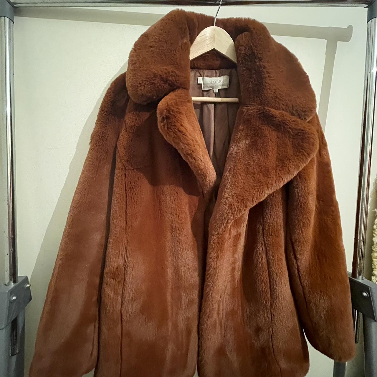 Hobbs bethany faux fur clearance coat