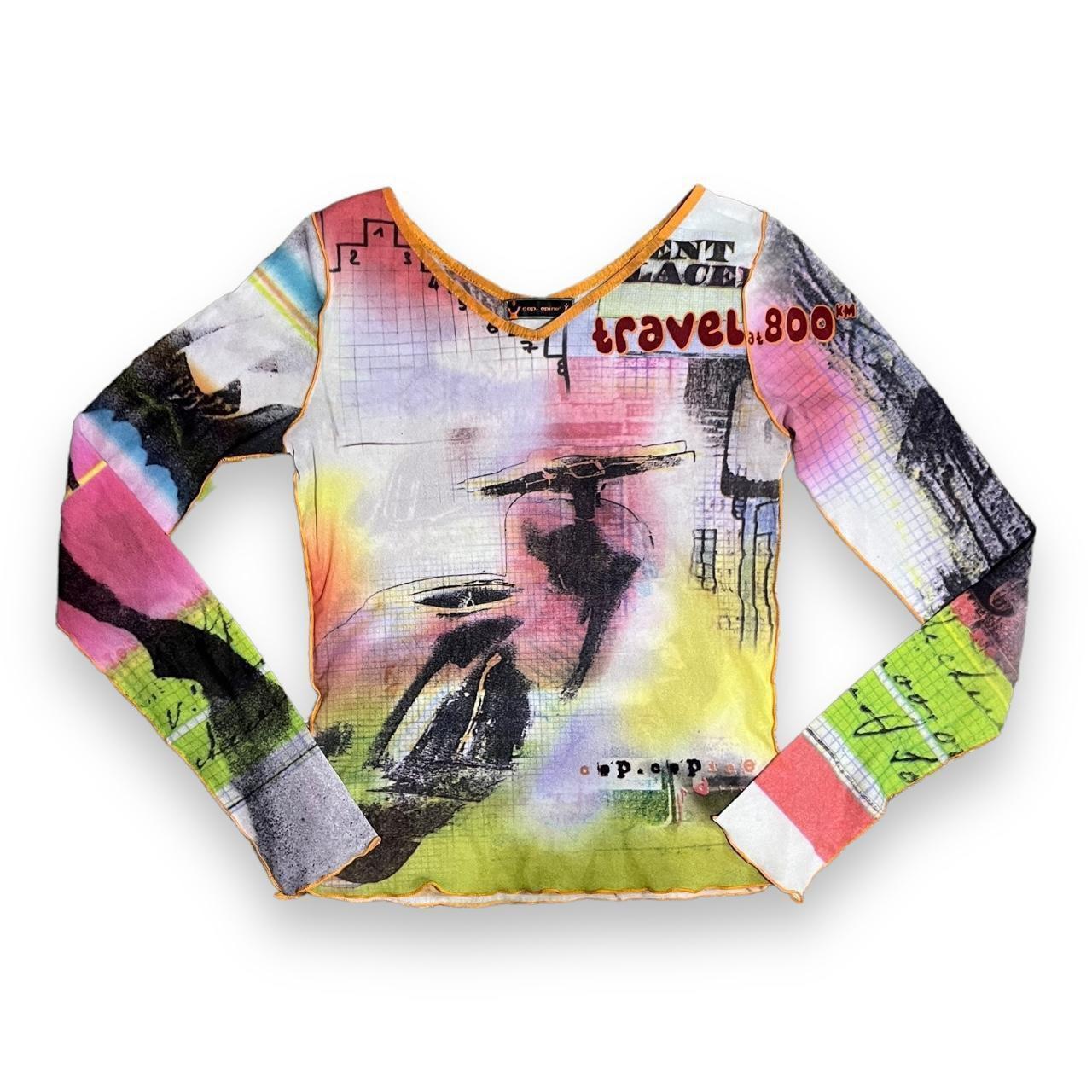 COP COPINE sheer shirt