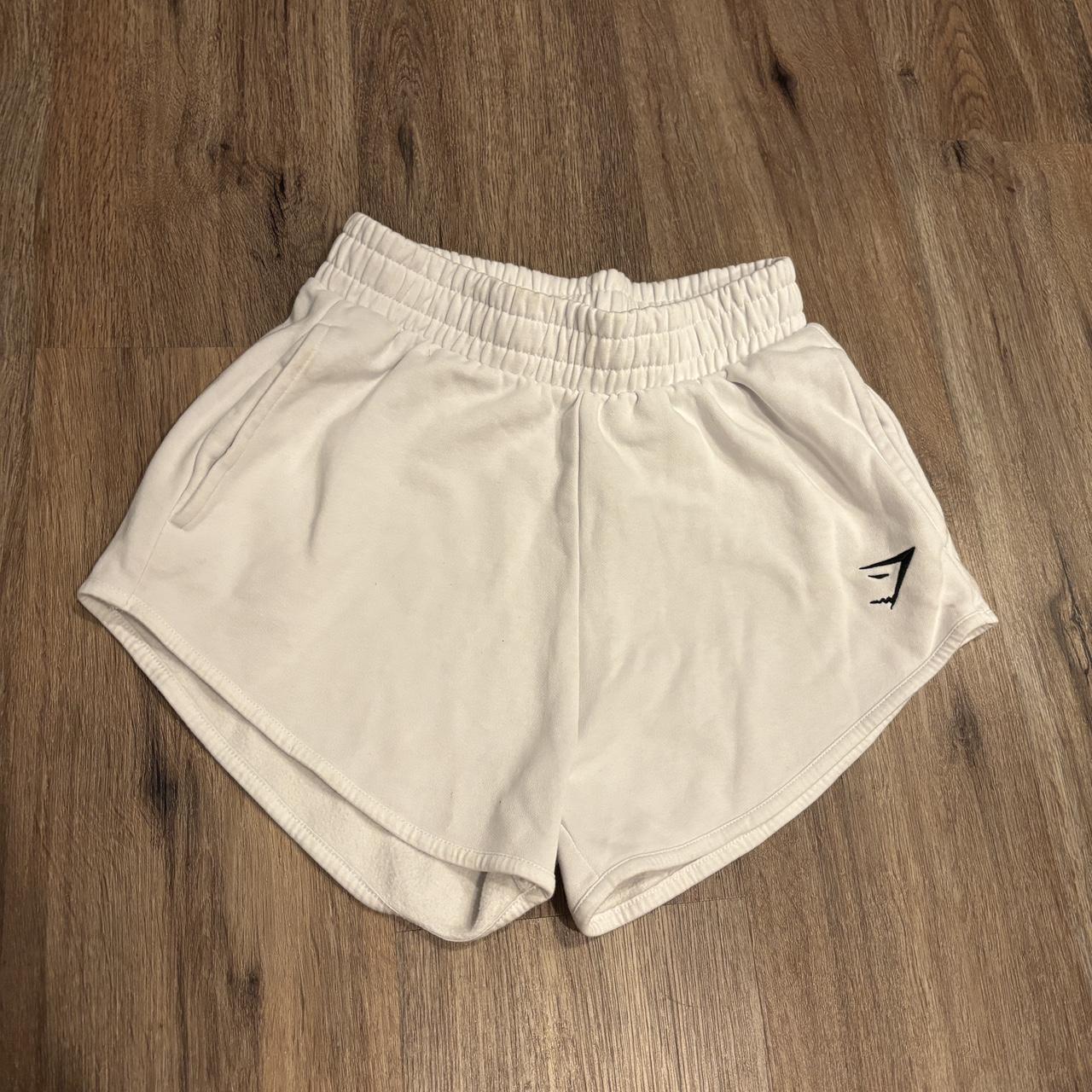 Gymshark Women's Shorts White/Cream XS – Gymshark white sweat