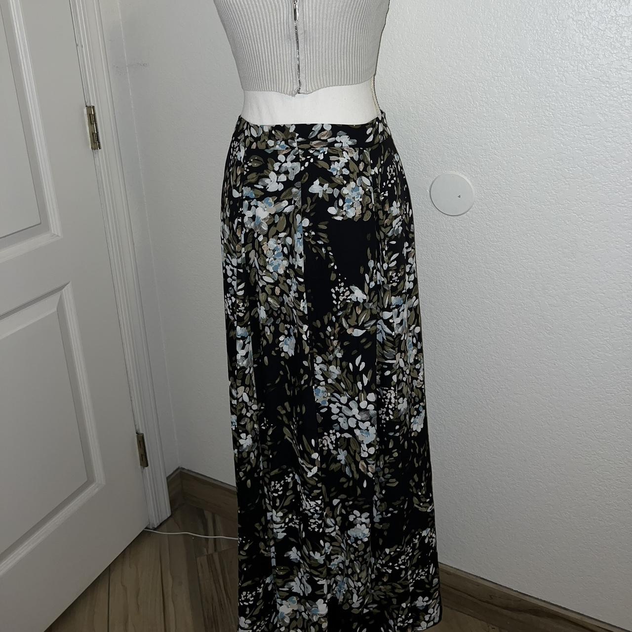 Maxi skirt white house black market sale