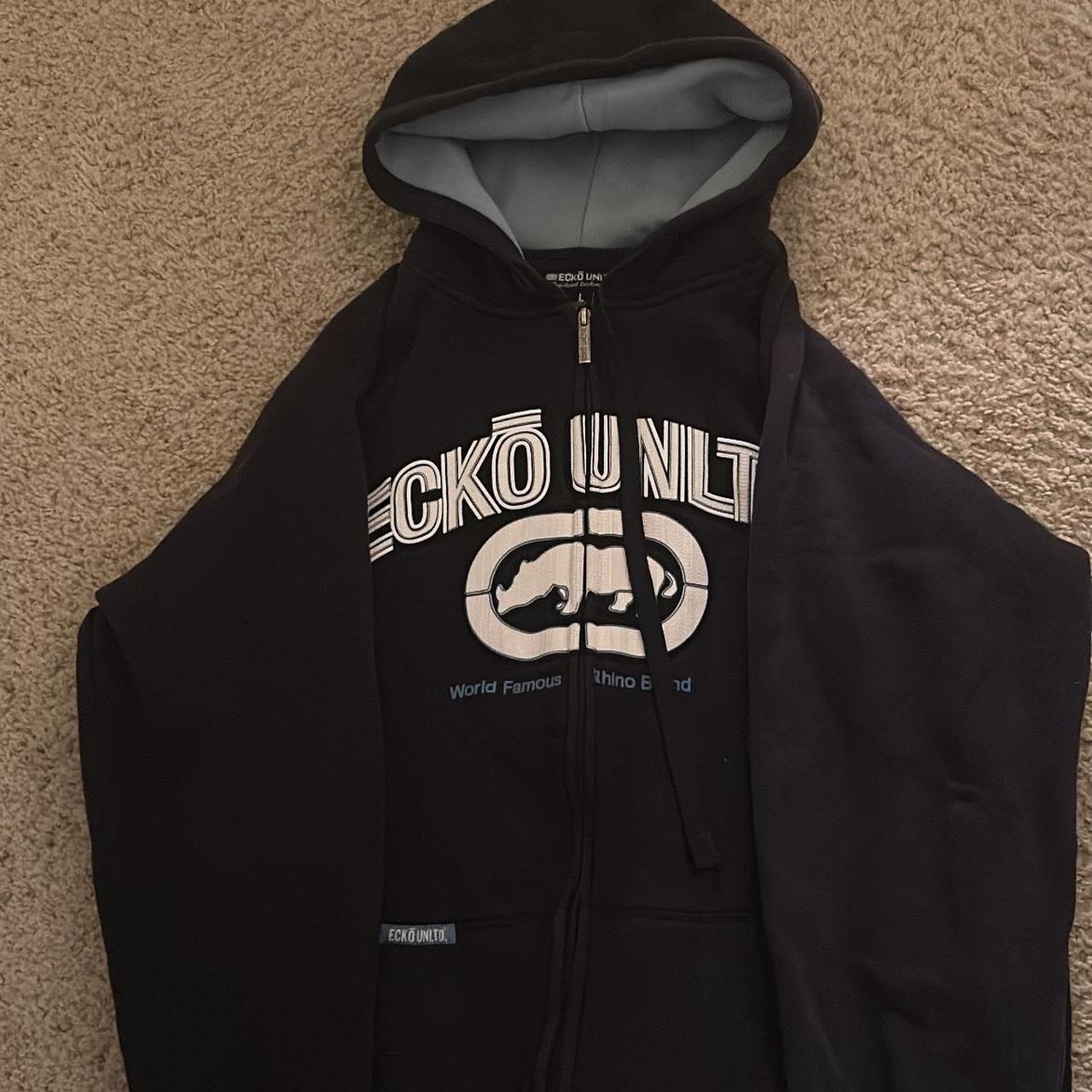 ecko untld hoodie y2k size L - Depop