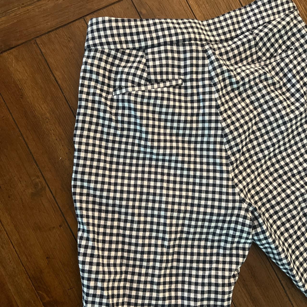 ANKLE LENGTH STRAIGHT LEG GINGHAM PANTS brand is J... - Depop