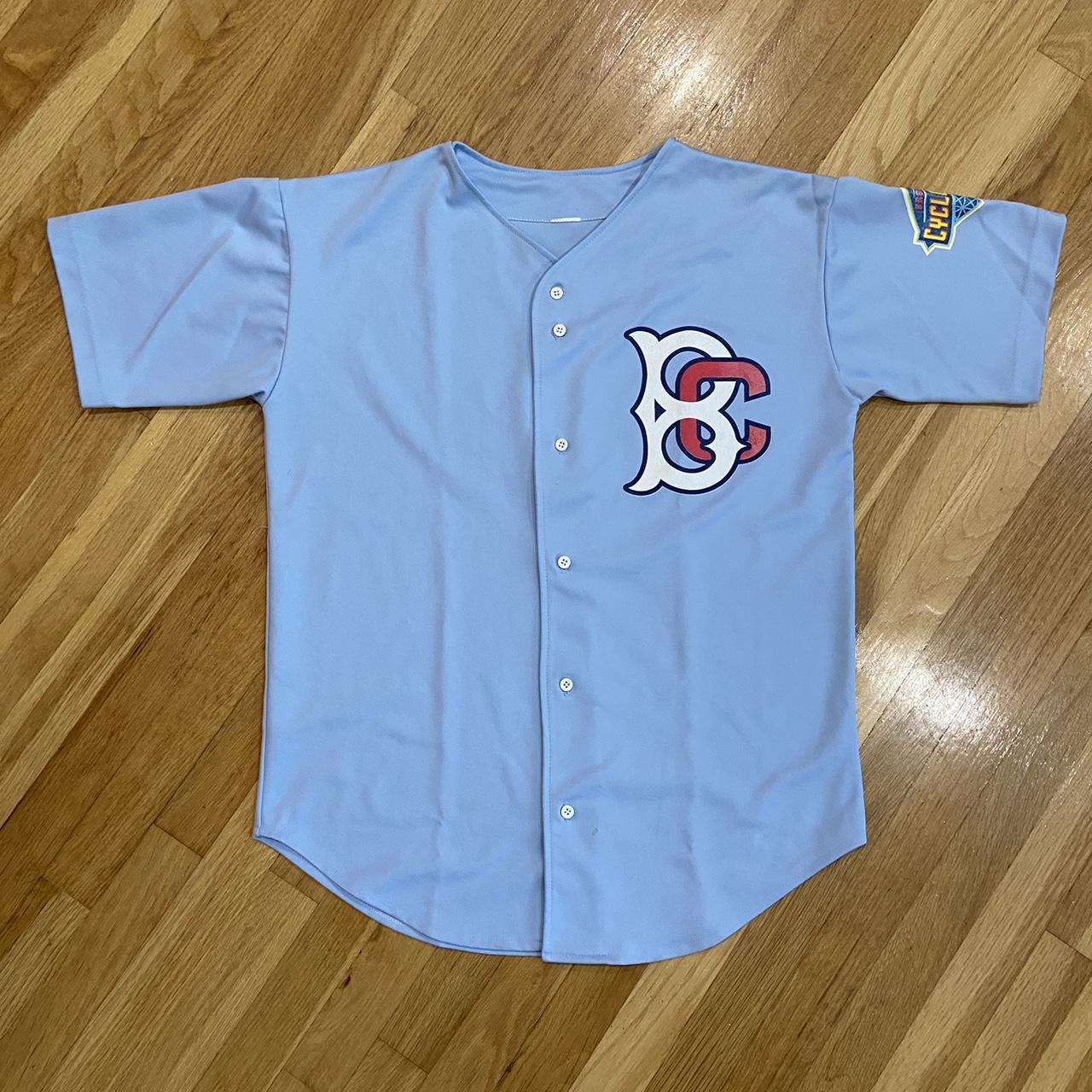 MLB BROOKLYN CYCLONES LOGO BASEBALL JERSEY SIZE XL