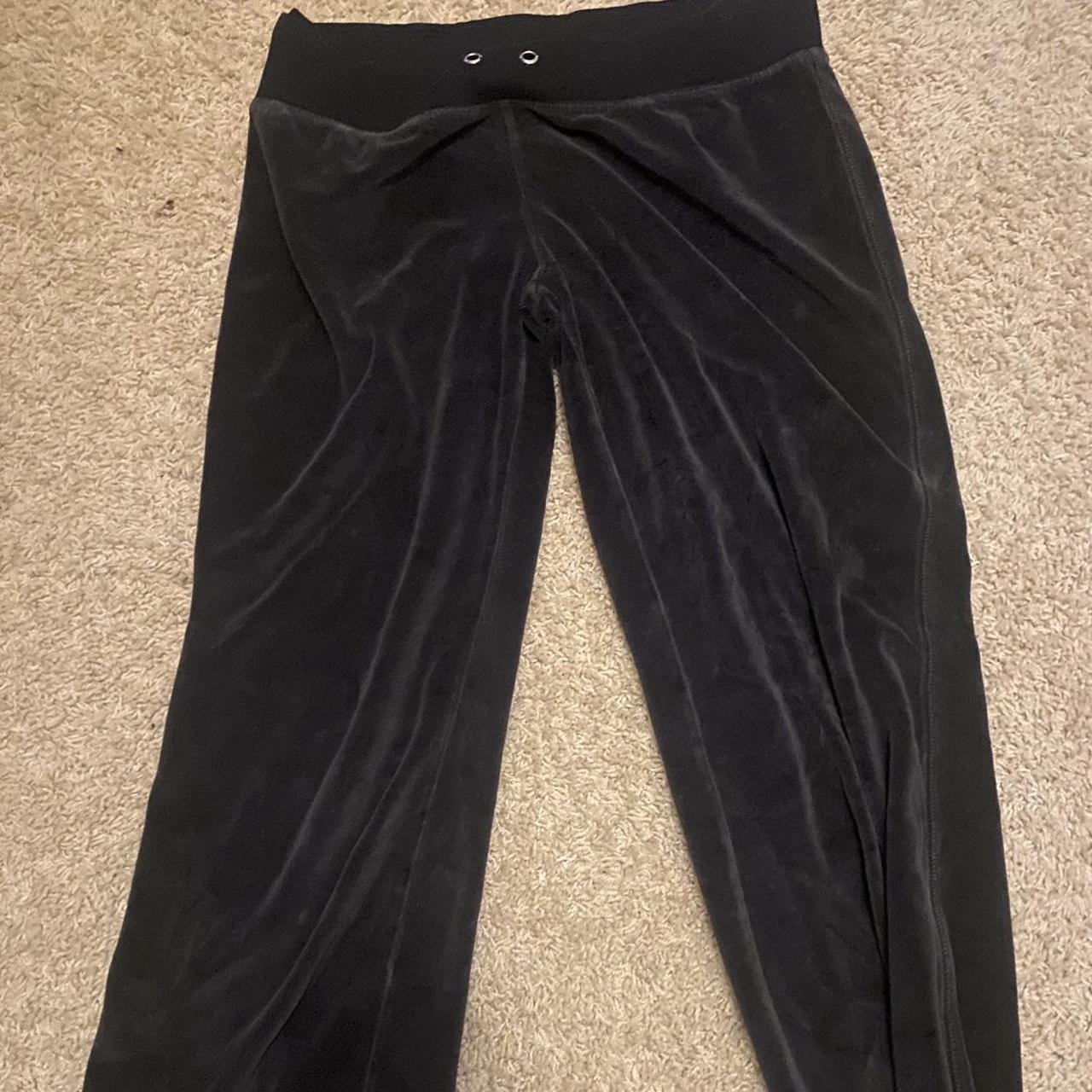 Victoria's Secret Women's Black Joggers-tracksuits | Depop