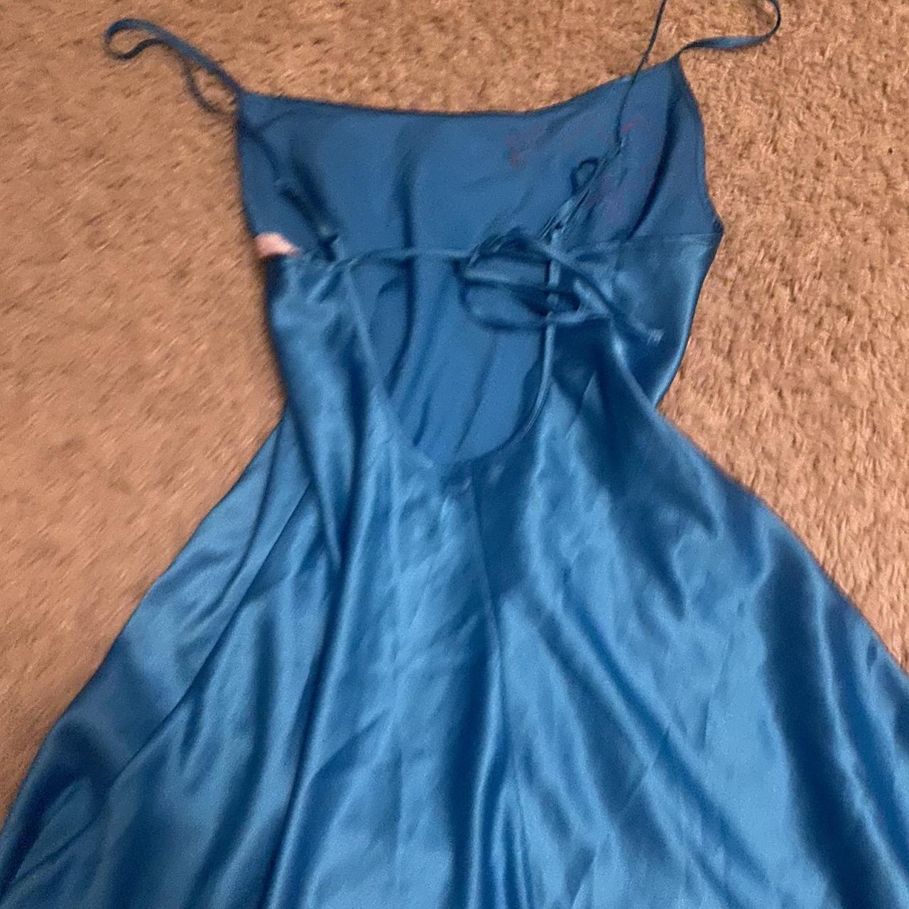 Victoria's Secret Women's Blue And Pink Dress 