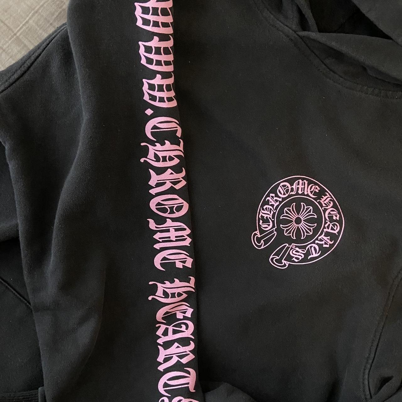 Chrome Hearts Pink/Black WWW.CHROMEHEARTS.COM HOODIE