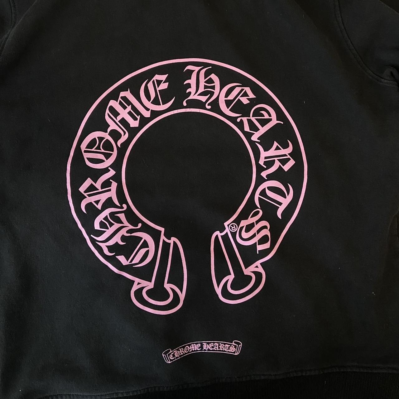 Chrome Hearts Pink/Black WWW.CHROMEHEARTS.COM HOODIE