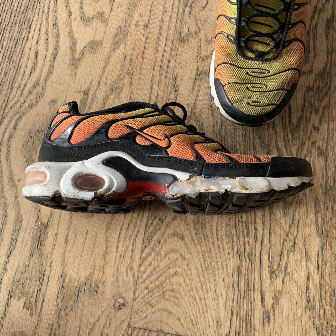 Orange Nike Tn Logo Wallpaper 3D Printed TN Air Max Light Box