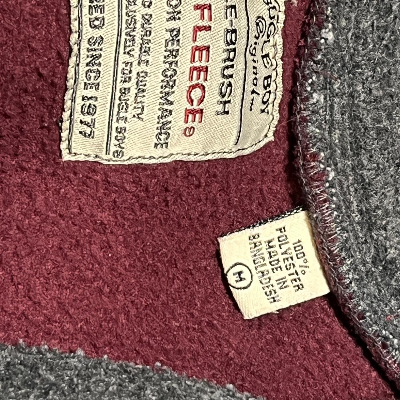 Vintage Y2K Burgandy Red Bugle Boy Quarter Zip... Depop