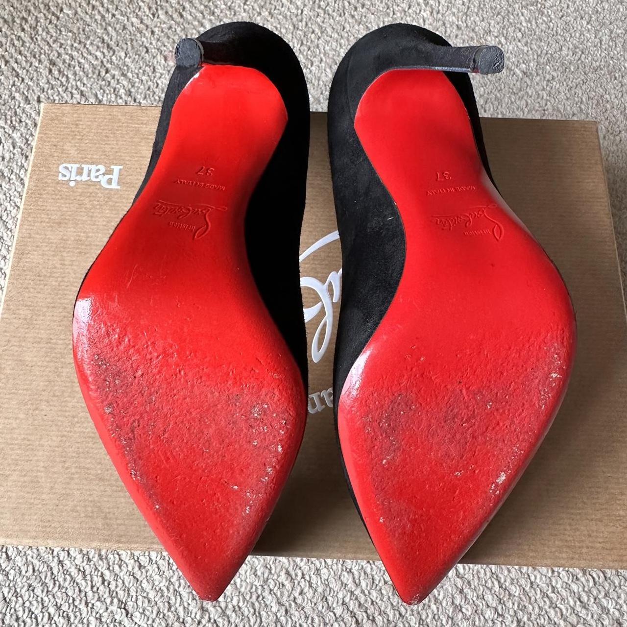 Christian Louboutin Women's Black Courts | Depop