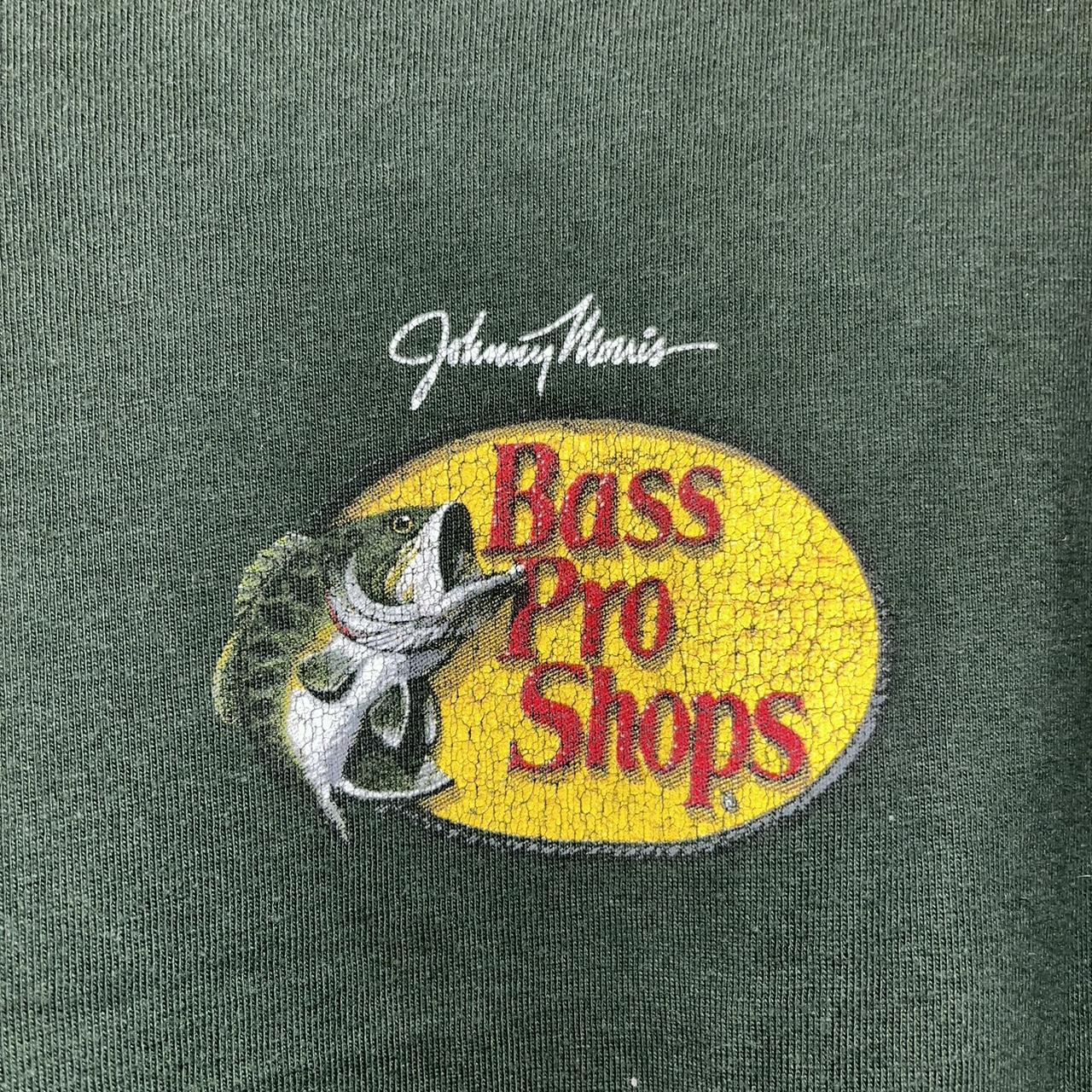 Bass pro shirt. Vintage look. Long sleeve fit, about... - Depop