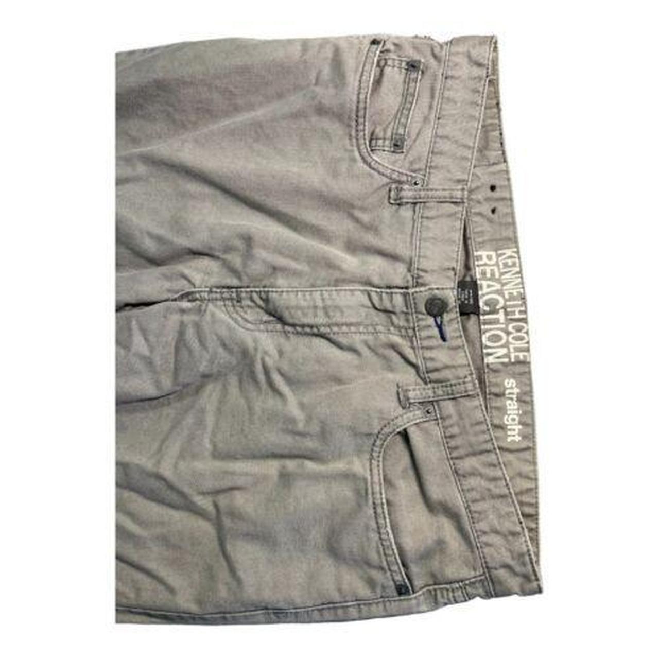 Kenneth Cole Reaction CLOSEOUT! Straight-Fit Stretch Gabardine Solid Dress Pants