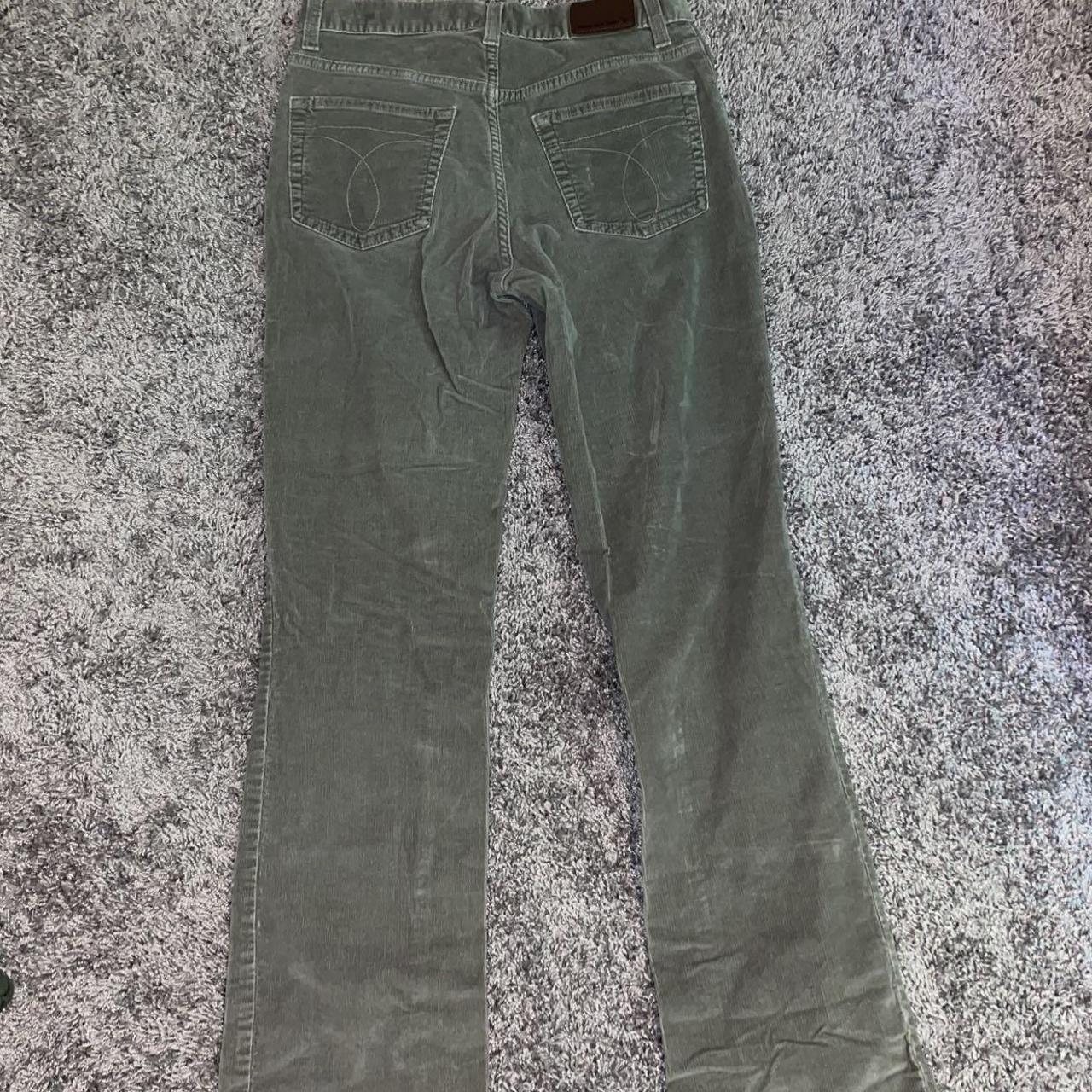 Calvin Klein Jeans Women's Green Jeans | Depop