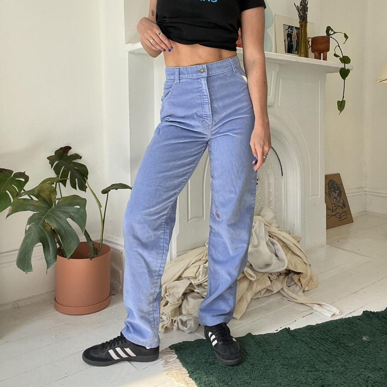 Levi's Women's Blue Trousers | Depop