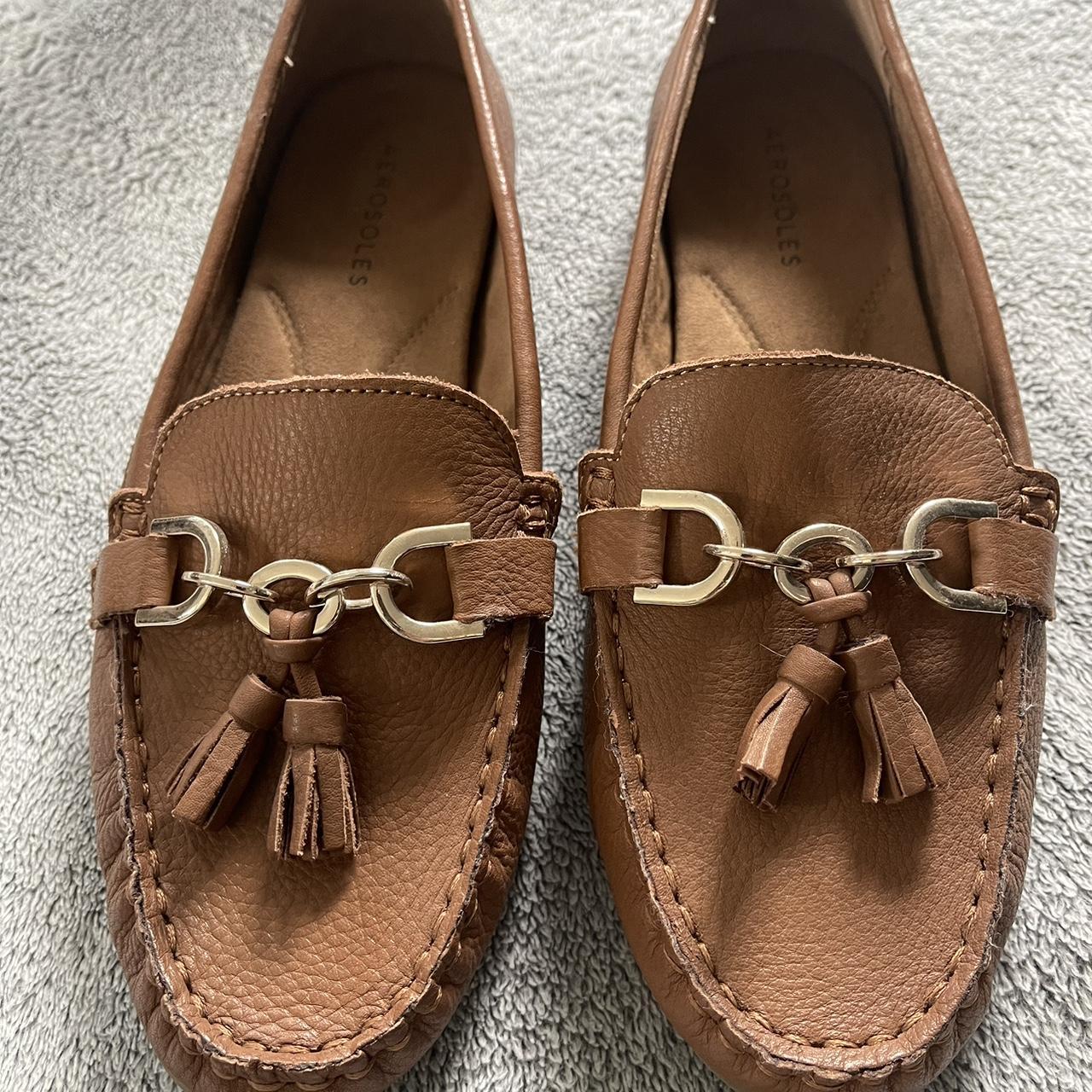 Aerosole store loafers leather