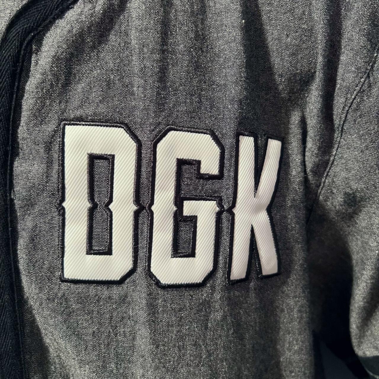 DGK, Shirts, Dgk Mens Baseball Jersey Greyblackwhite Medium