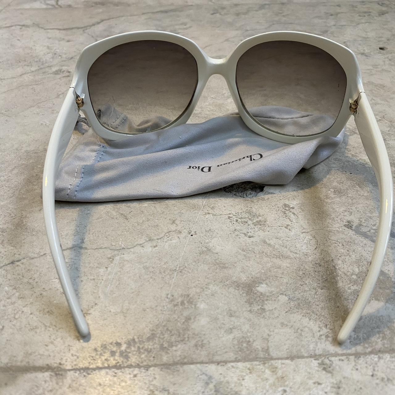Christian Dior Sunglasses Vintage White Offers | Depop