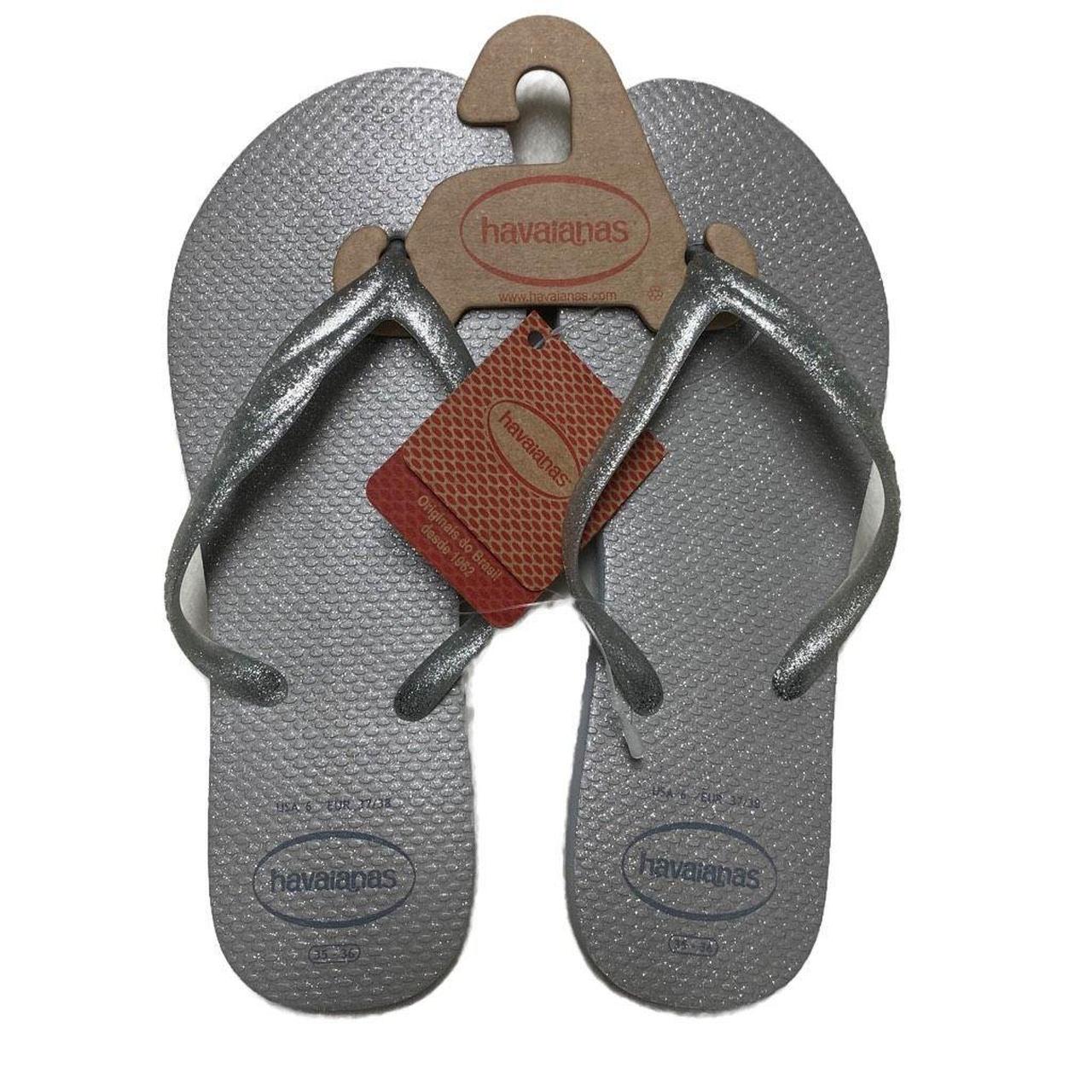 Silver on sale glitter havaianas