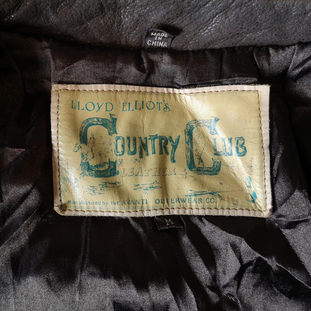 Lloyd Elliot Country Club leather jacket - Vintage... - Depop