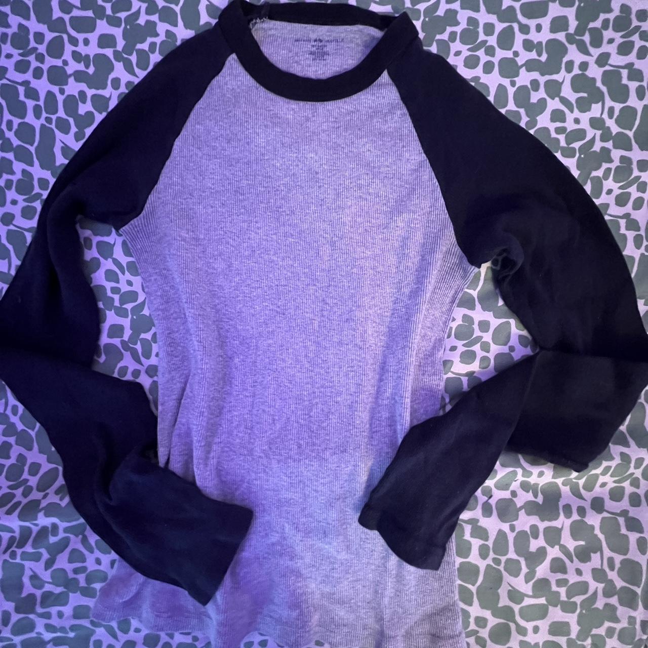 Brandy Melville long sleeve baby tee brandy Depop