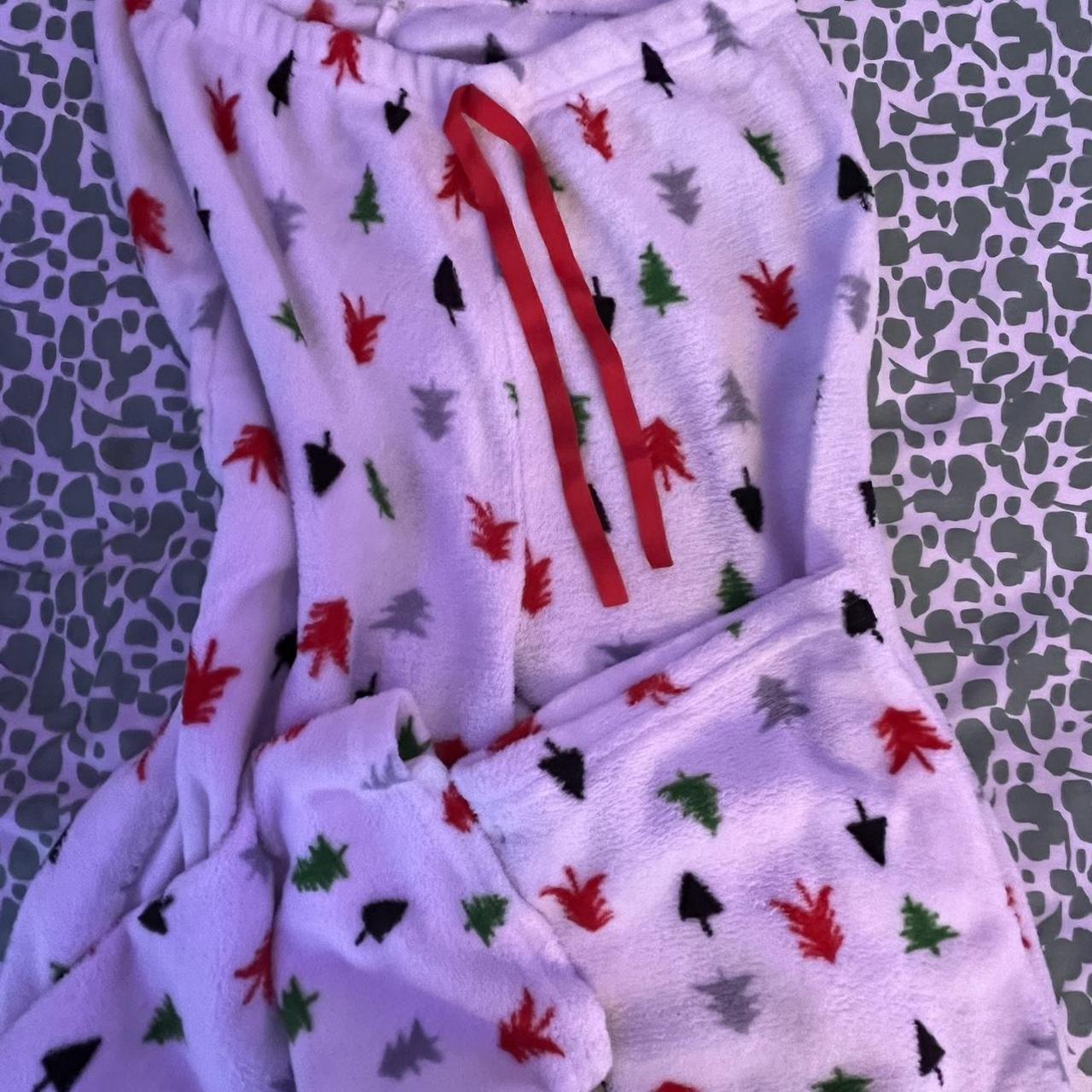 Christmas Fluffy Y2k Pjs - Depop