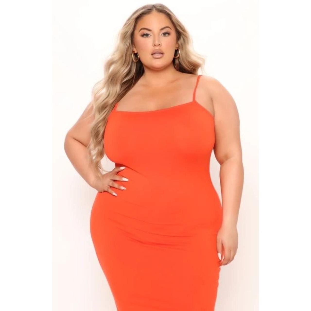 Olivia Maxi Dress - Orange Size 3X RefFNB New with - Depop