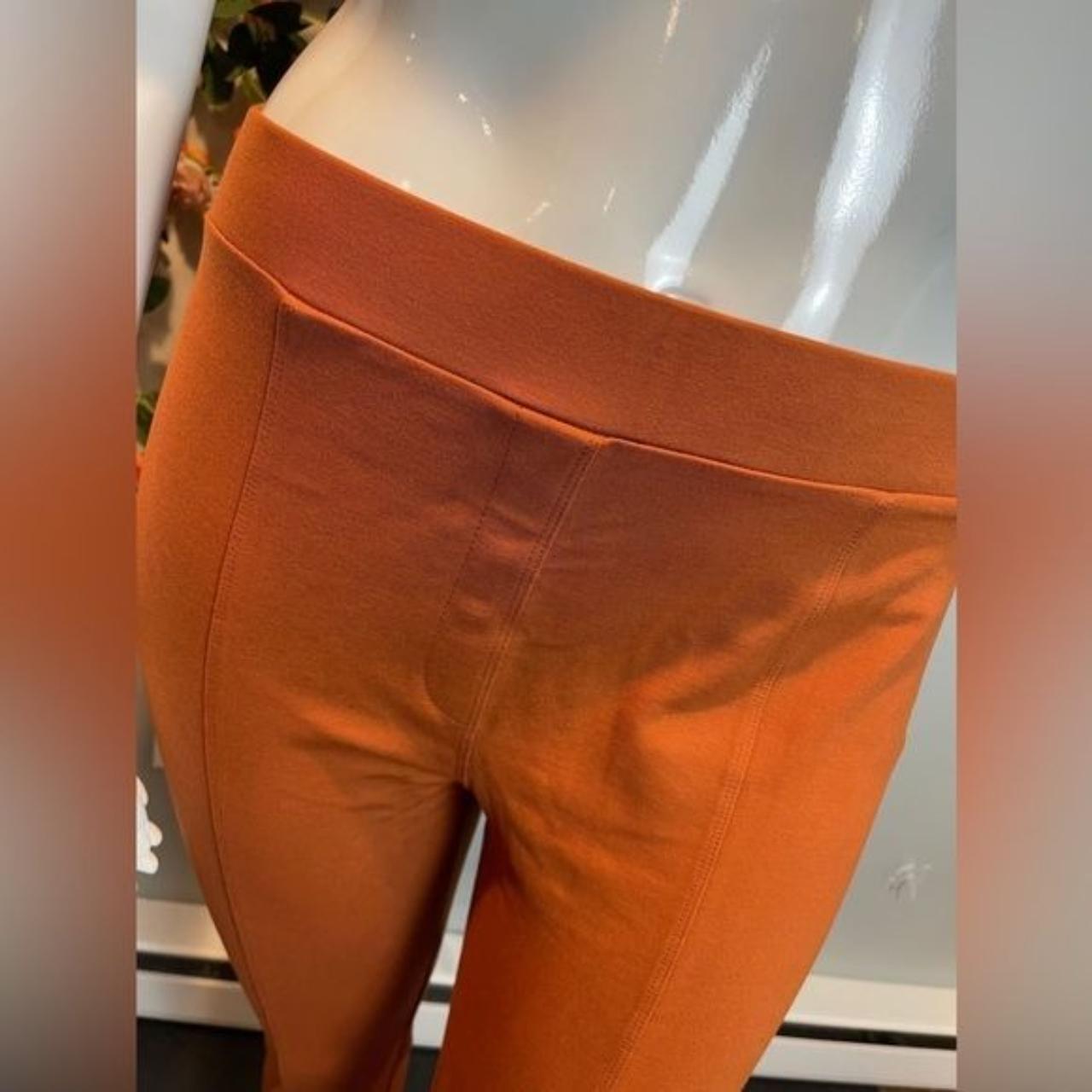 Burnt Orange Women Casual Leggings Pants Size XL - Depop