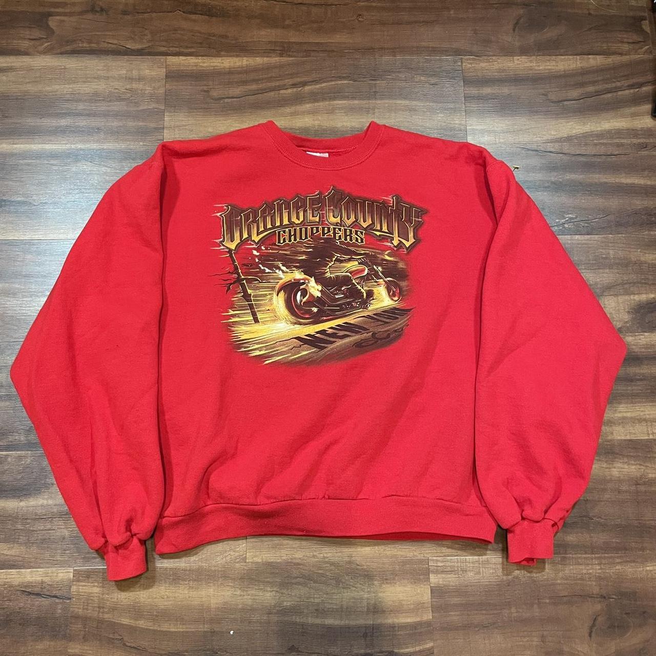 Vintage Y2K Orange County Choppers OCC Biker... Depop