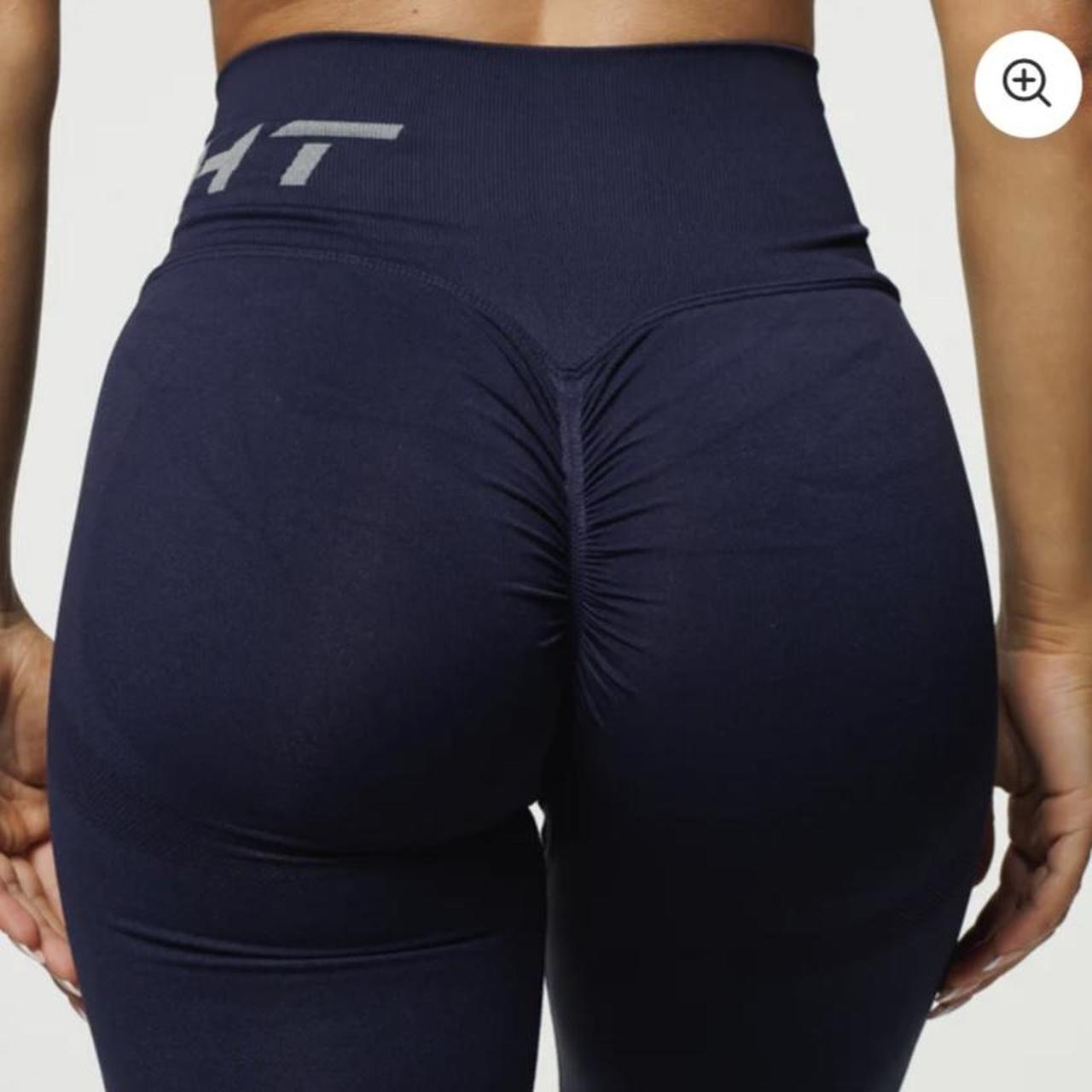 Echt arise scrunch leggings. Navy blue! bit too big... Depop