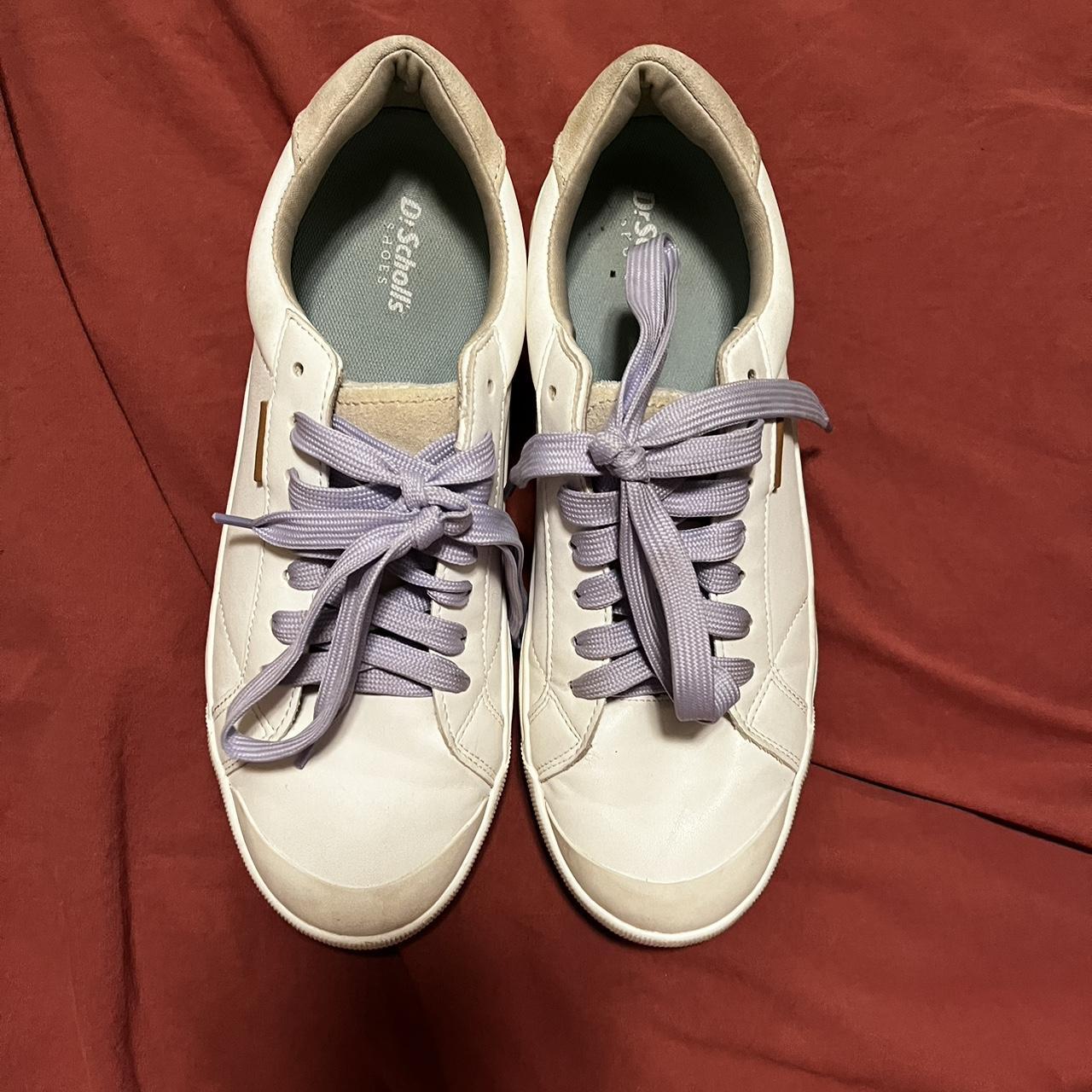 Dr. Scholl's Time Off Platform Sneaker | Women's | White/Green | Size 10 | Sneakers | Platform