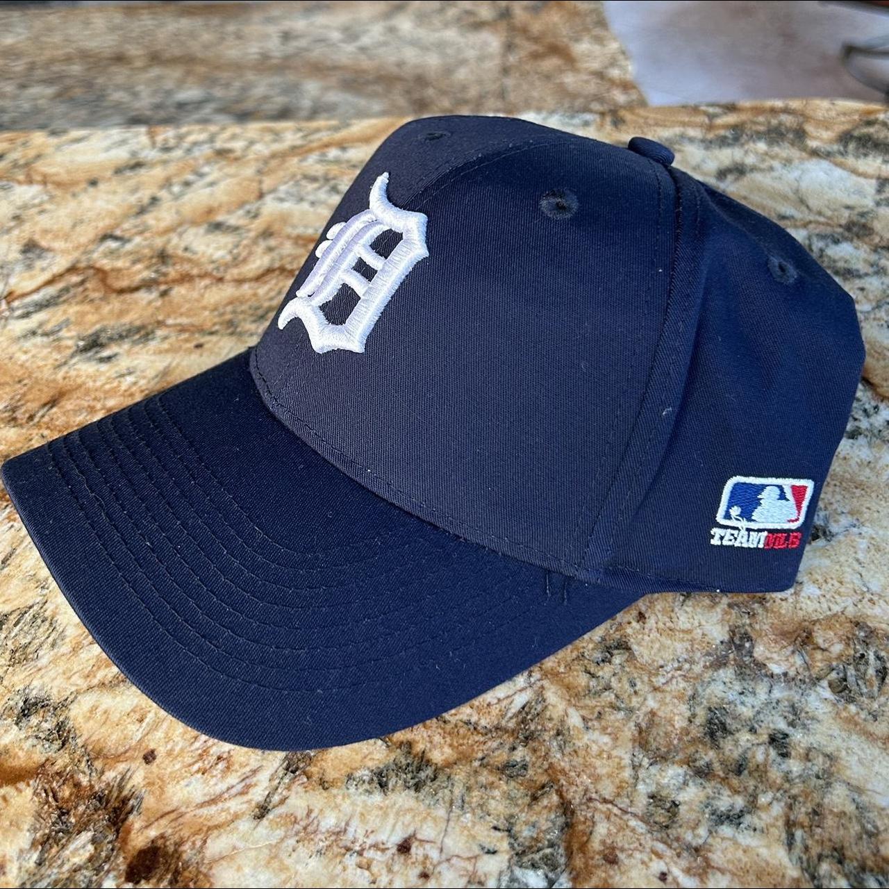 Detroit Tigers Team MLB Baseball Hat Ball Cap Blue - Depop