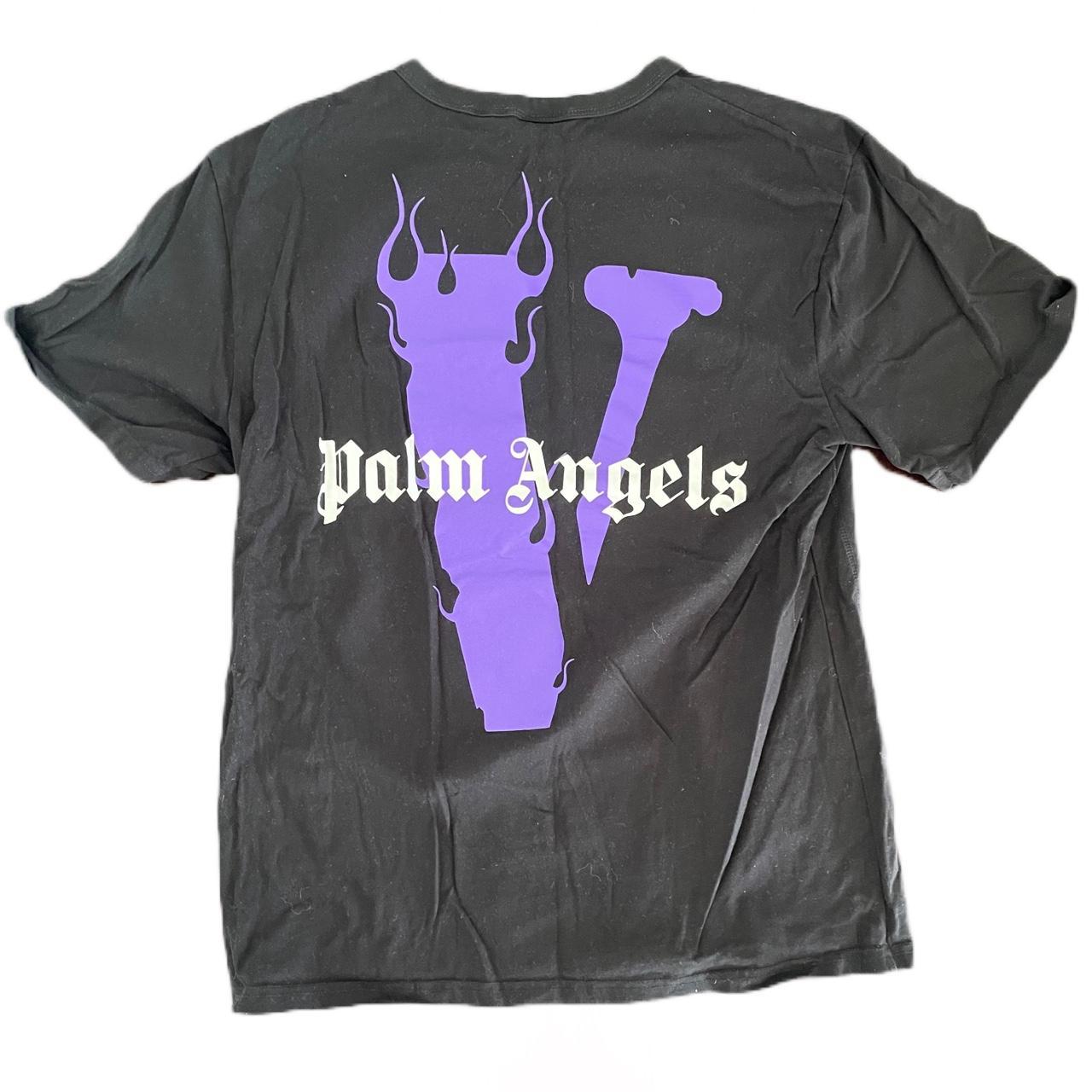 Palm Angels x Vlone t-shirt. Worn once. Perfect - Depop