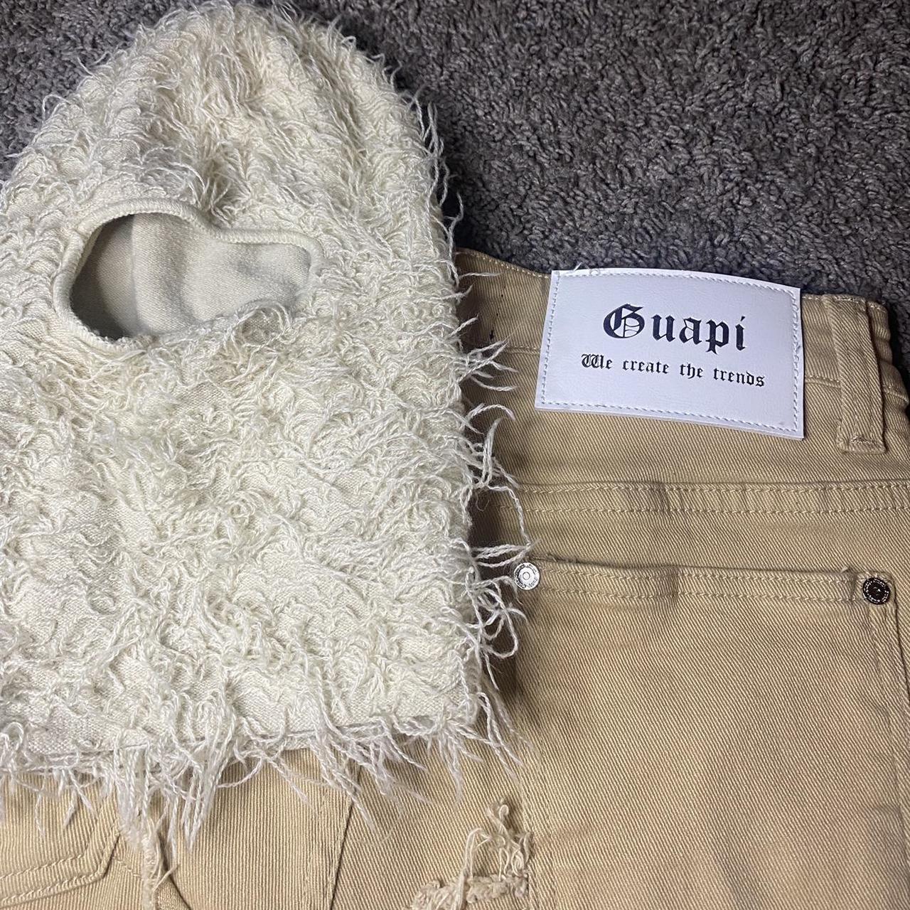 GUAPI | OBSIDIAN “SAND BROWN” BLOOD DIAMOND STACKED | Depop