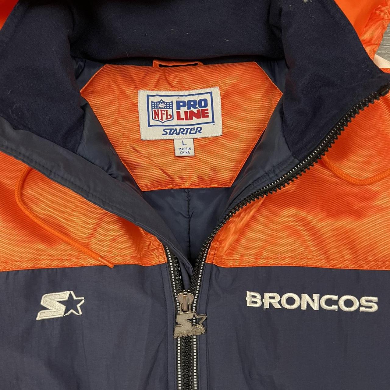 Vintage Starter Jacket Denver Broncos Pro Line NFL Zip Puffer Jacket XL for  Sale in Spring Valley, CA - OfferUp