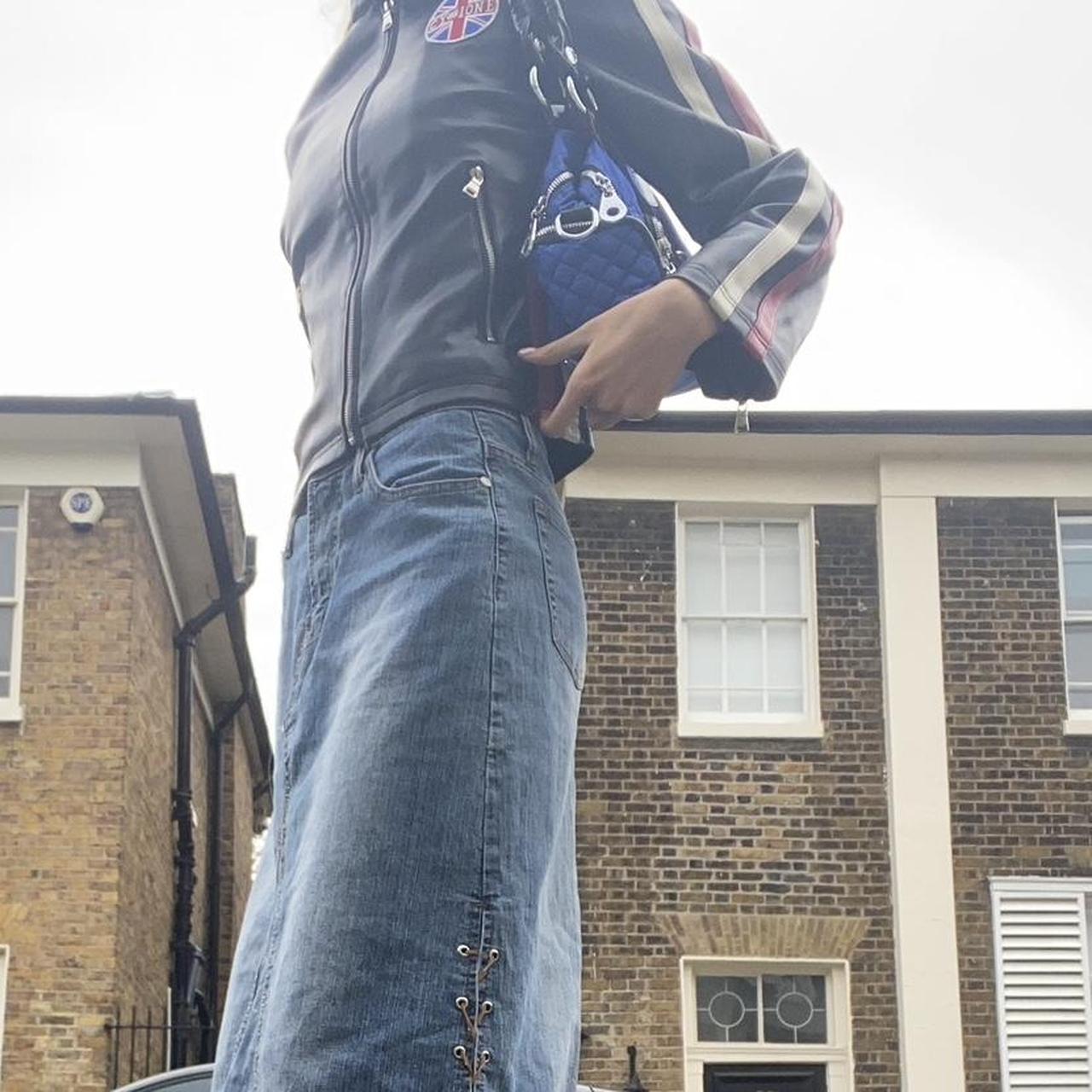 Vintage cobalt blue Gabaara Paris shoulder bag 💙🦋 Depop